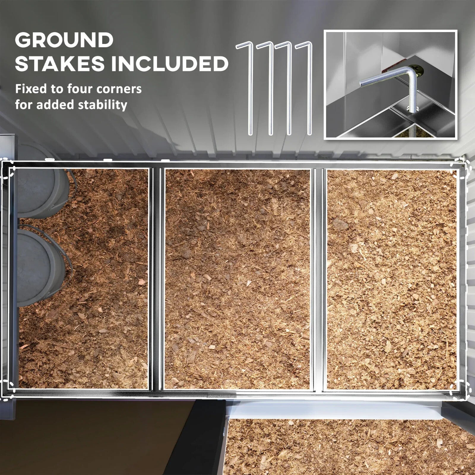 Lean to Steel Garden Storage Shed for Bike Tool 5 x 3ft Brown Small Outdoor Shed - Home and Garden Furniture Shop - rustic - furniture