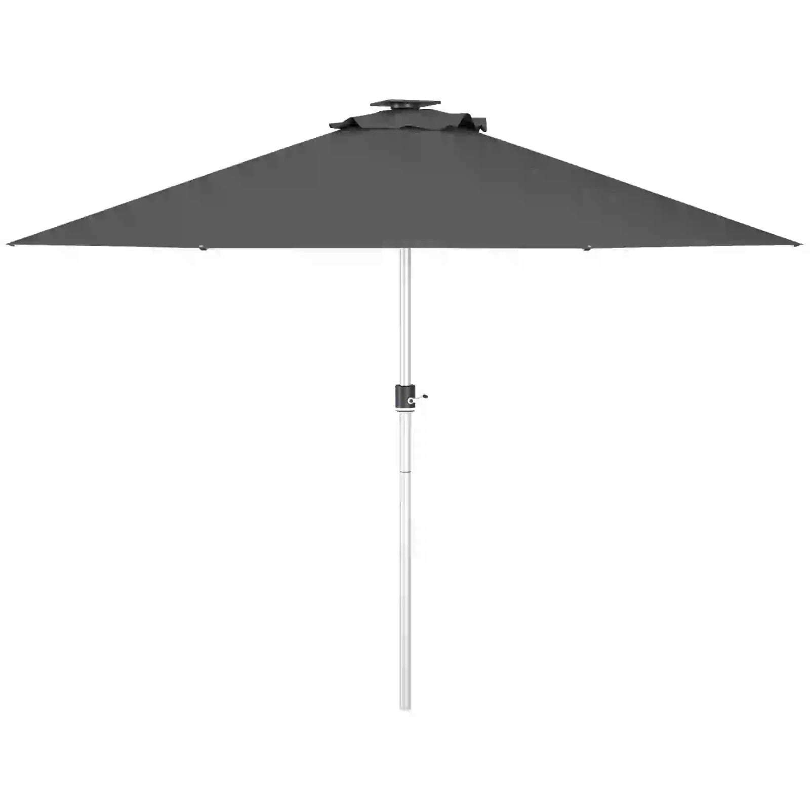 LED Patio Umbrella with Solar USB Charging 4Lighting Mode Outdoor Garden Parasol - Home and Garden Furniture Shop - rustic - furniture