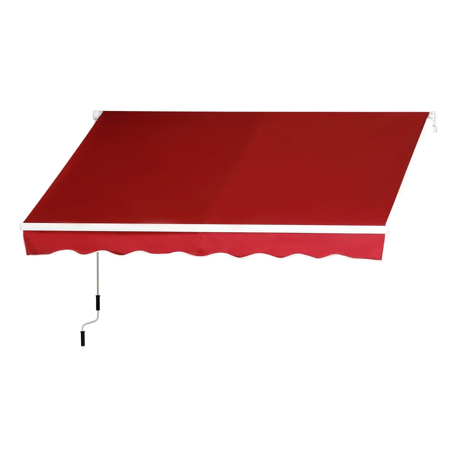 Manual Retractable Patio Awning 2.5m x 2m Garden Sun Shade Shelter with UV Cover - Home and Garden Furniture Shop - rustic - furniture