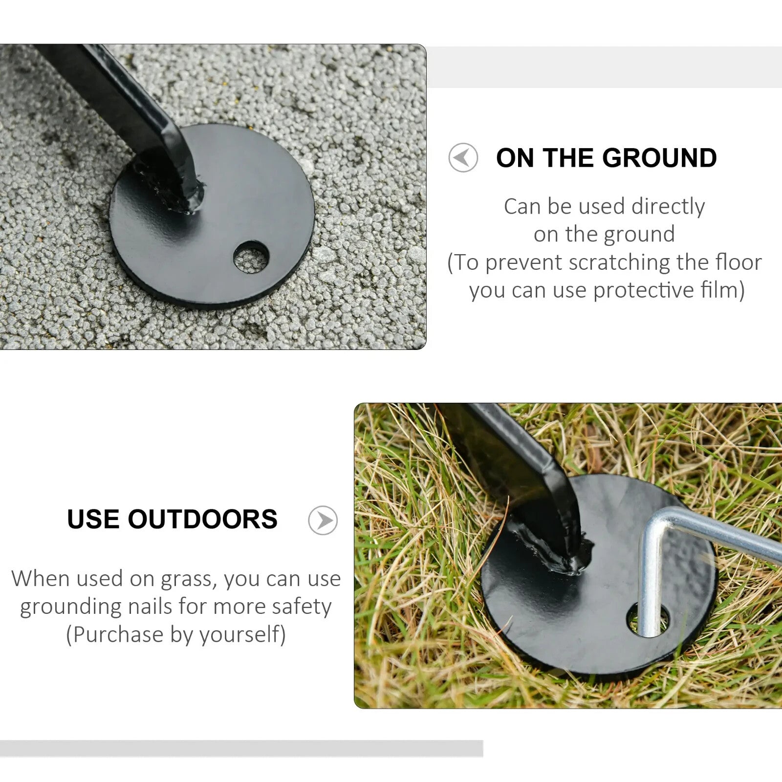 Metal C - Stand for Hammock Chair Swing w/ Heavy Duty Frame for Indoor and Outdoor - Home and Garden Furniture Shop - rustic - furniture