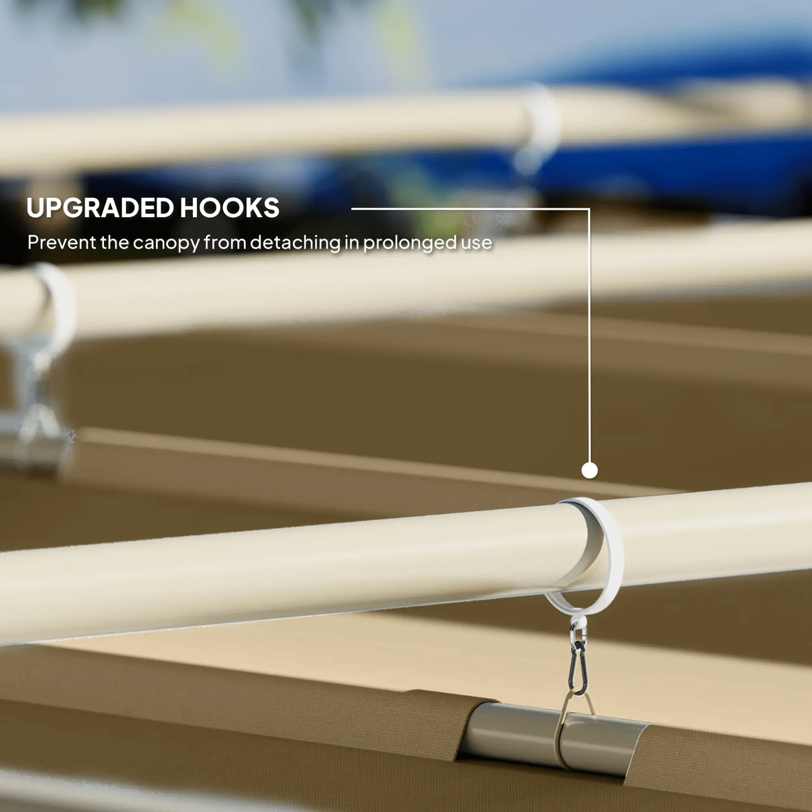 Metal Garden Pergola with Roof Retractable Canopy Khaki Patio Shelter Sun Shade - Home and Garden Furniture Shop - rustic - furniture