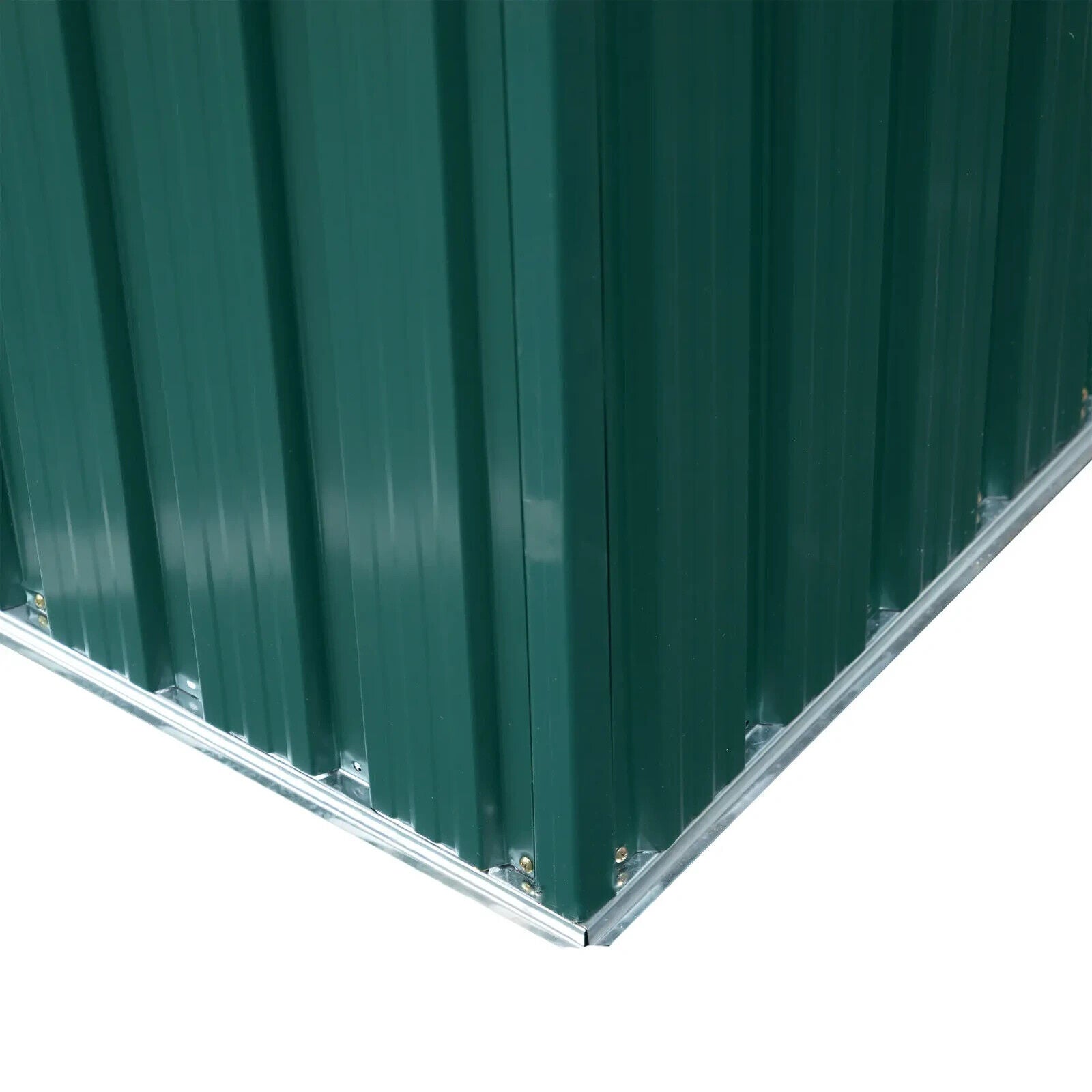 Metal Garden Shed 260L x 133W x 200Hcm Tool Storage with Foundation Ventilation - Home and Garden Furniture Shop - #rustic - furniture#