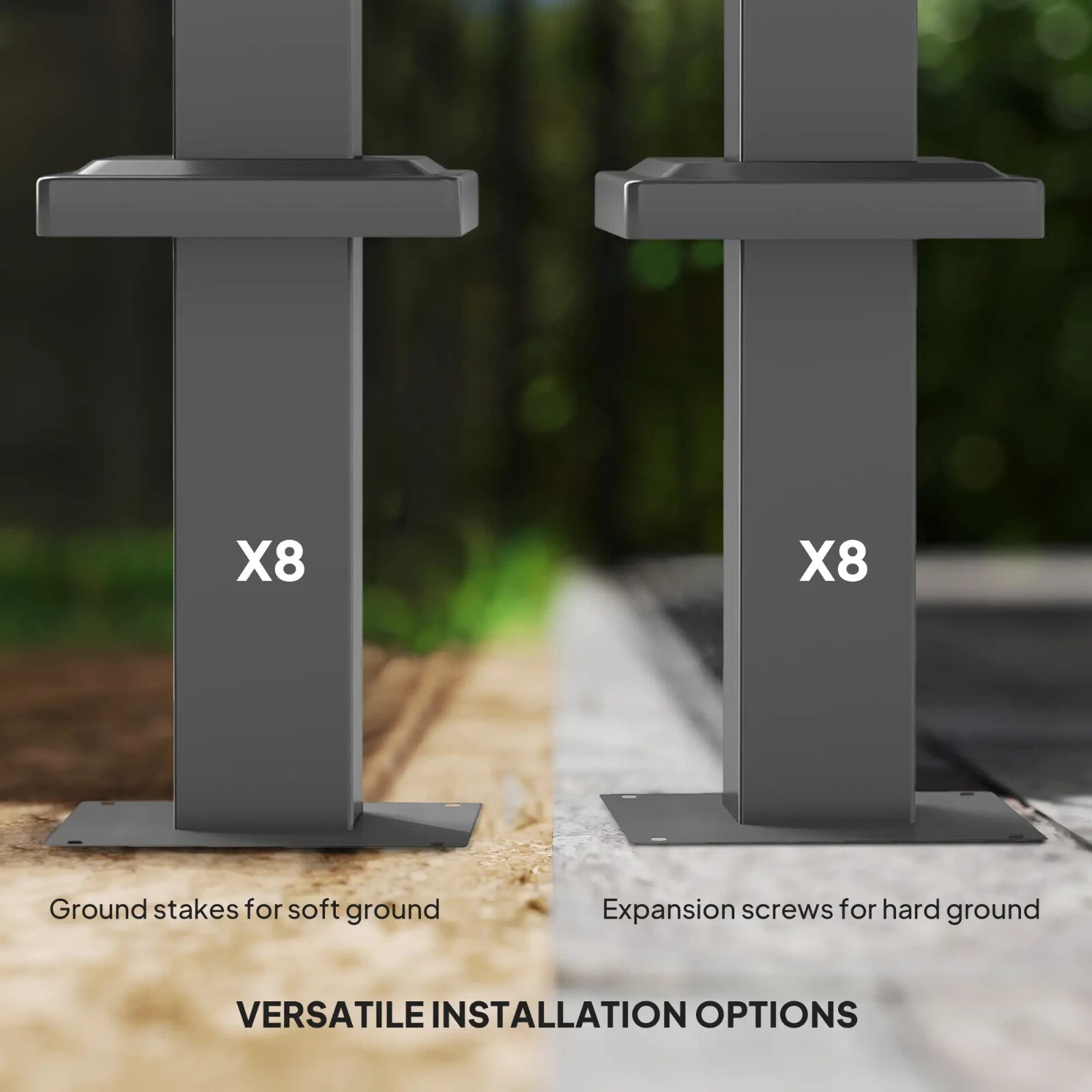 Metal Pergola with Retractable Roof 3 x 3m Grey Canopy Outdoor Garden Furniture - Home and Garden Furniture Shop - rustic - furniture