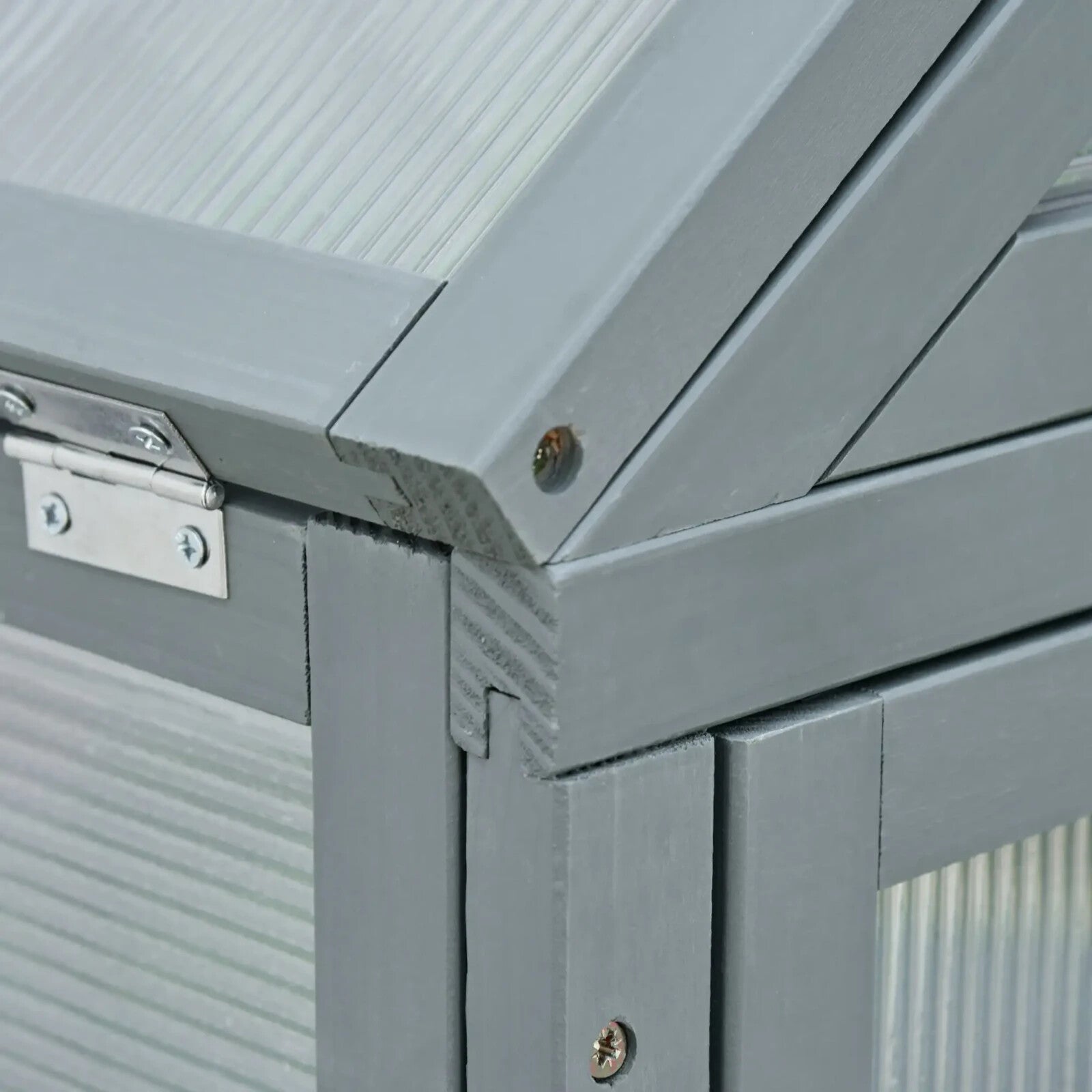 Mini Wooden Greenhouse Grow House for Plants with PC Board 80x47x138cm Outdoor - Home and Garden Furniture Shop - rustic - furniture