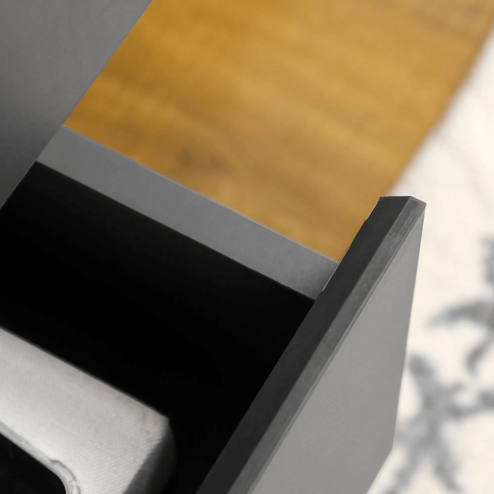 Modern Sideboard Storage Cupboard Double Doors 3 Drawers Kitchen Cabinet Grey - Home and Garden Furniture Shop - rustic - furniture