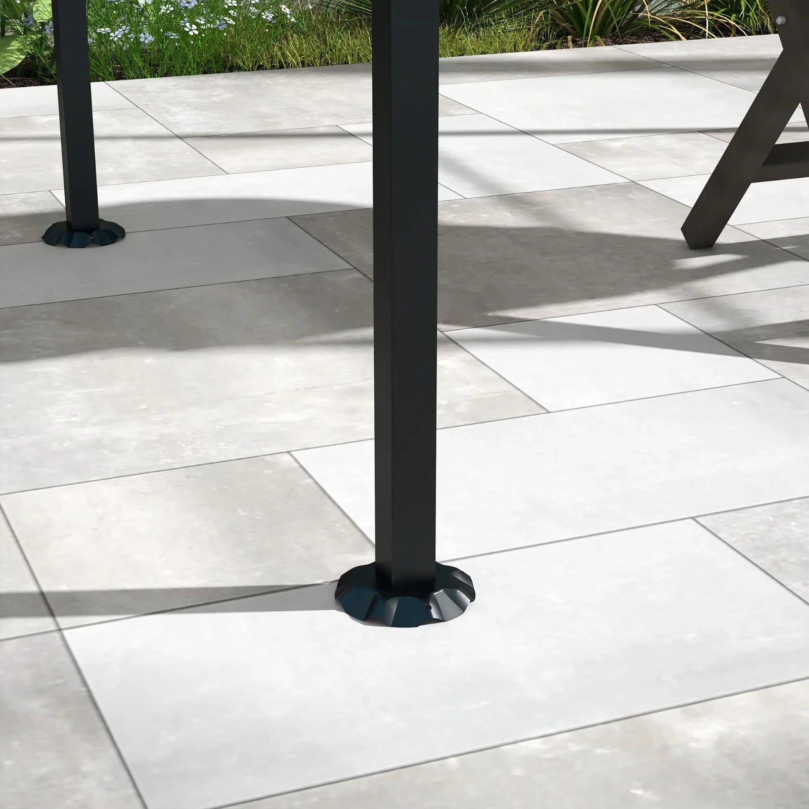 Outdoor Cooking Shelter 2.2 x 1.5 m BBQ Gazebo Tent Sun Shade with Canopy Grey - Home and Garden Furniture Shop - rustic - furniture