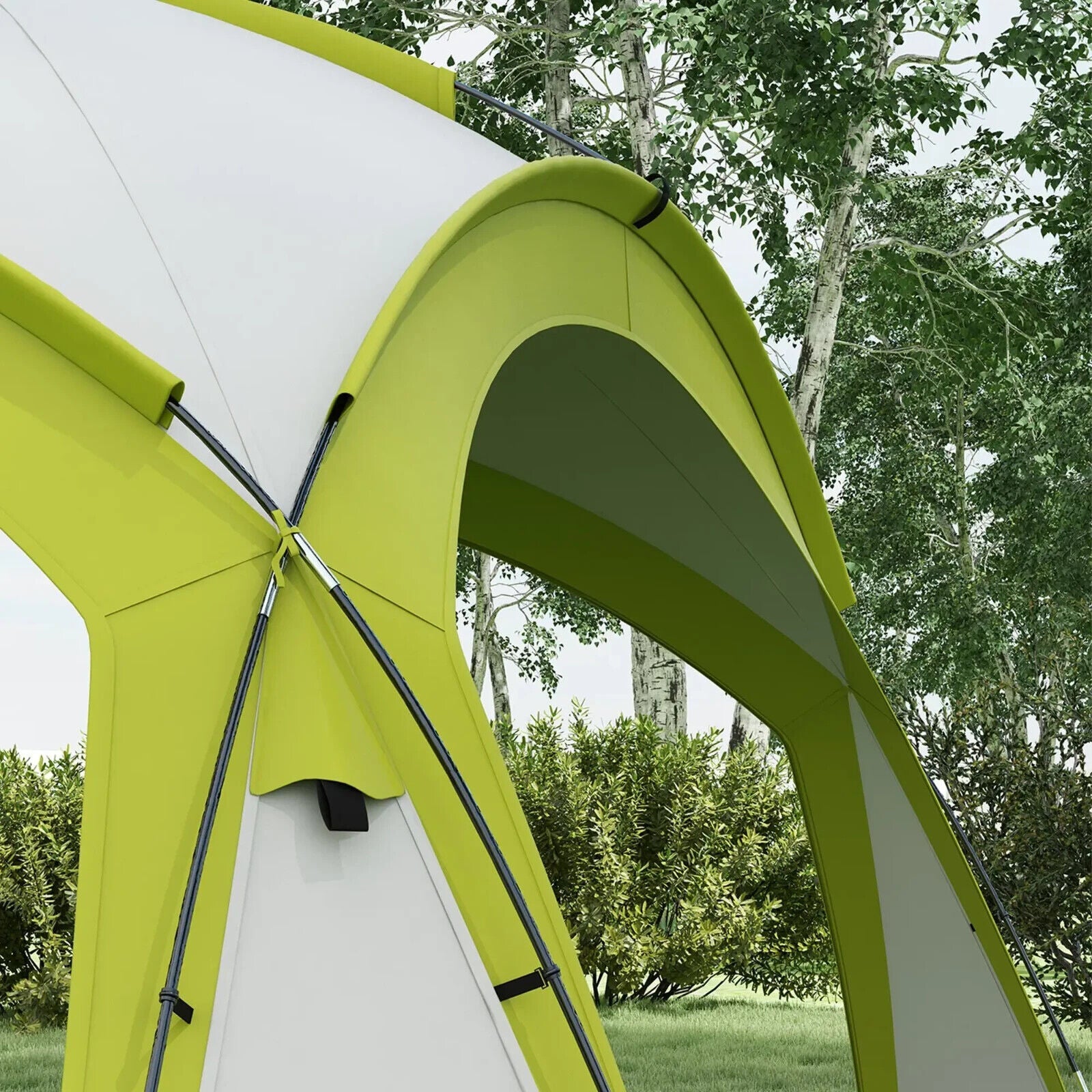 Outdoor Gazebo Event Shelter Party Tent for Garden Green Camping Canopy Gazebo - Home and Garden Furniture Shop - #rustic - furniture#