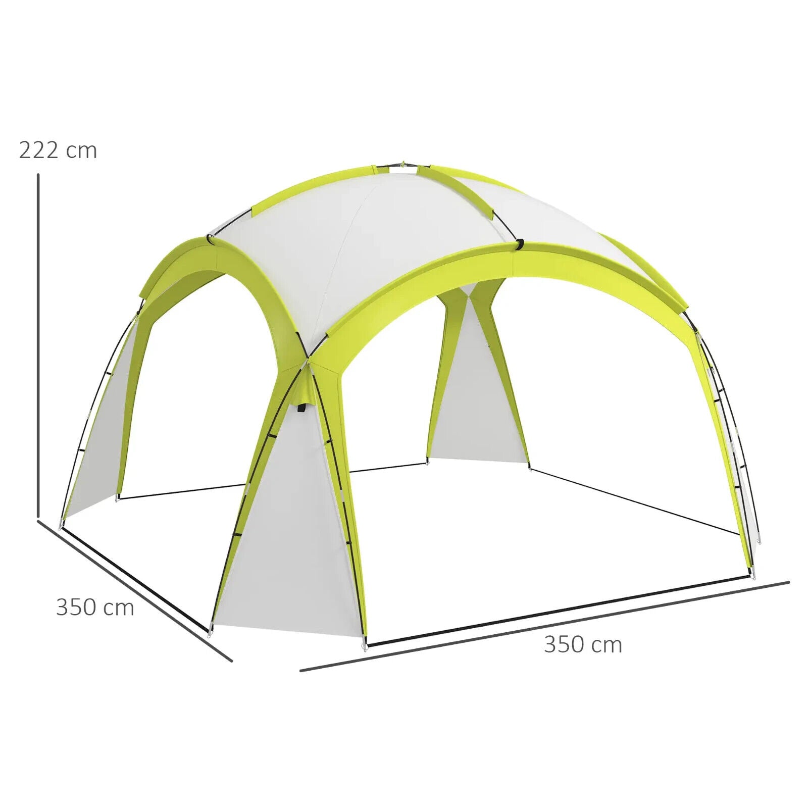 Outdoor Gazebo Event Shelter Party Tent for Garden Green Camping Canopy Gazebo - Home and Garden Furniture Shop - #rustic - furniture#