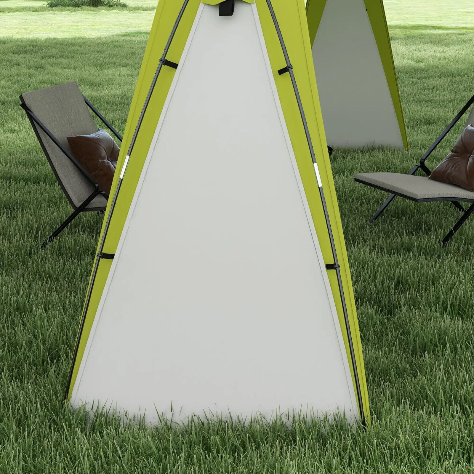 Outdoor Gazebo Event Shelter Party Tent for Garden Green Camping Canopy Gazebo - Home and Garden Furniture Shop - #rustic - furniture#