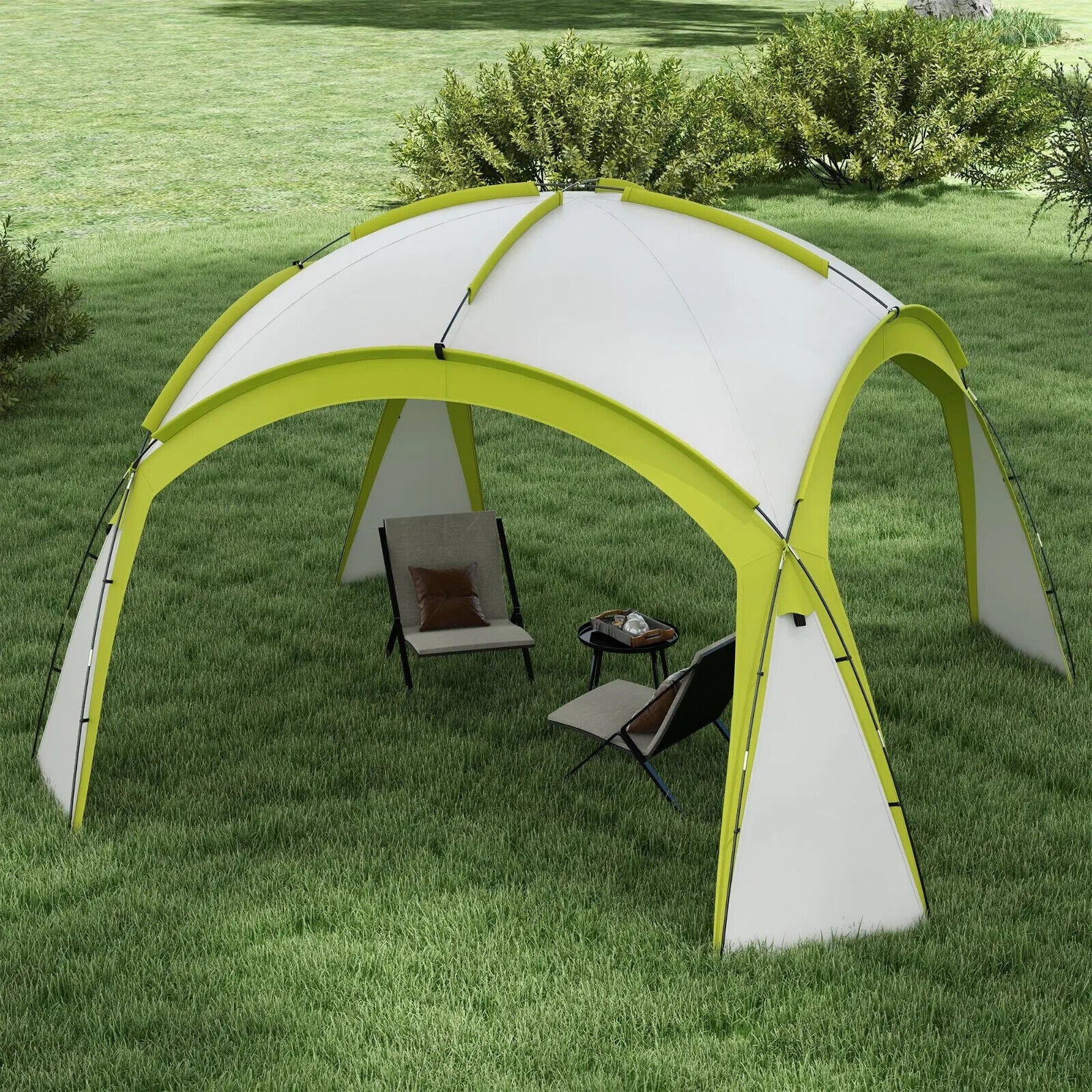 Outdoor Gazebo Event Shelter Party Tent for Garden Green Camping Canopy Gazebo - Home and Garden Furniture Shop - #rustic - furniture#