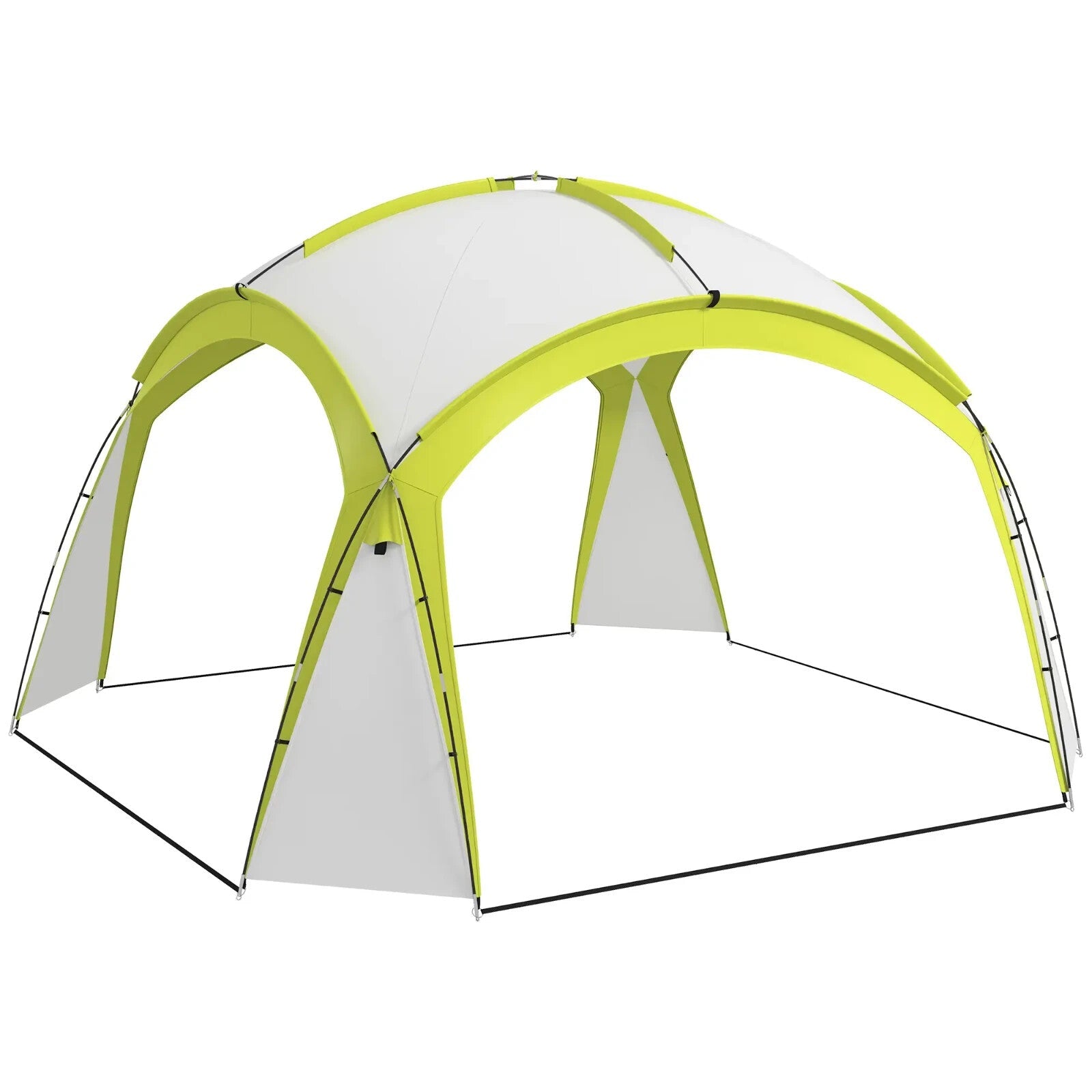 Outdoor Gazebo Event Shelter Party Tent for Garden Green Camping Canopy Gazebo - Home and Garden Furniture Shop - rustic - furniture