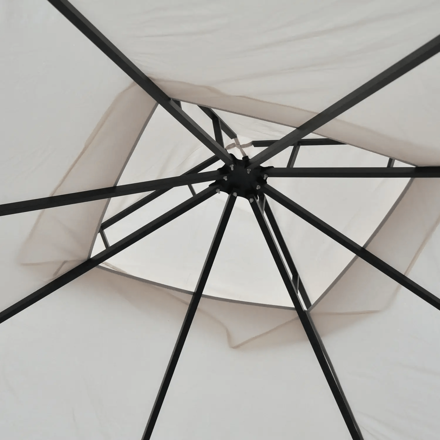Outdoor Gazebo Party Tent Canopy Sun Shade Patio Cover Garden Shelter Beige 3m - Home and Garden Furniture Shop - #rustic - furniture#
