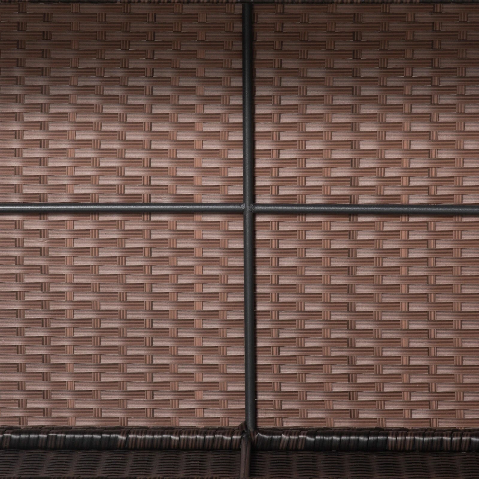 Outdoor Rattan Coffee Table with Tempered Glass Top Aluminium Frame Garden Patio - Home and Garden Furniture Shop - rustic - furniture