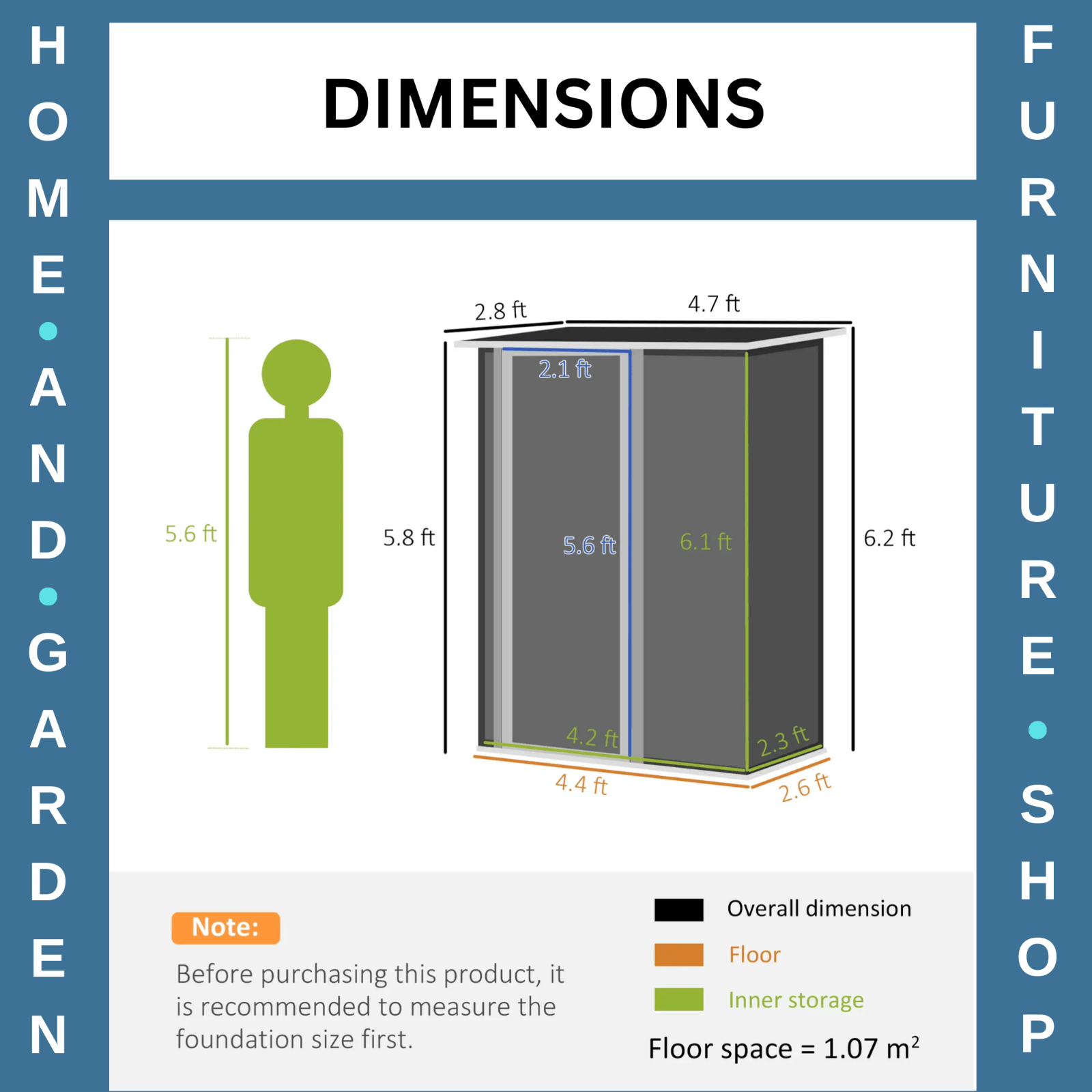 Outdoor Steel Storage Shed Garden Tool Shed with Lockable Door for Use Backyard - Home and Garden Furniture Shop - rustic - furniture