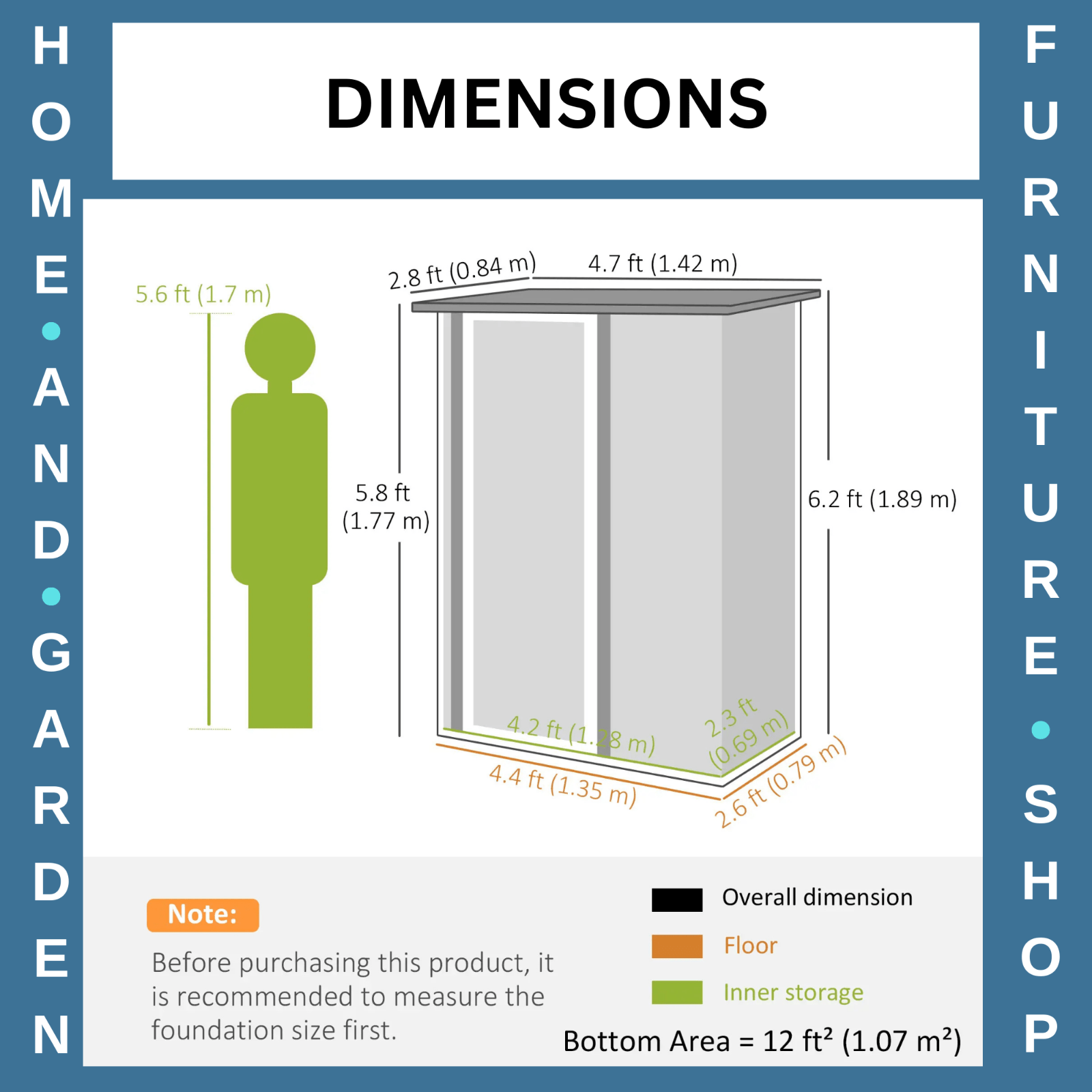Outdoor Storage Shed Steel Garden Shed w/ Lockable Door Brown Patio Tool Shed - Home and Garden Furniture Shop - rustic - furniture
