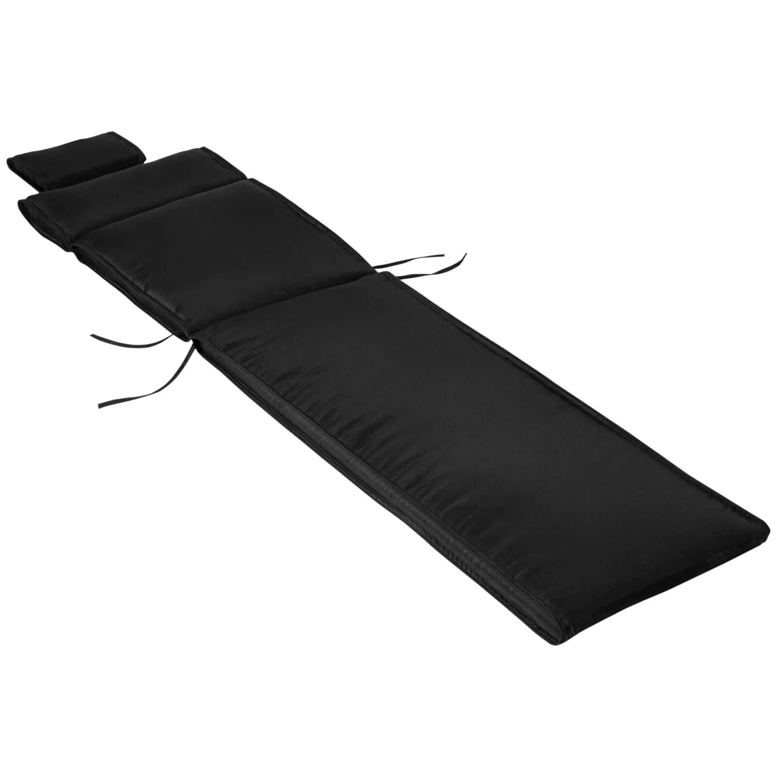 Padded Sun Lounger Cushion 198L cm Outdoor Garden Recliner Seat Mat Pad - Home and Garden Furniture Shop - #rustic - furniture#