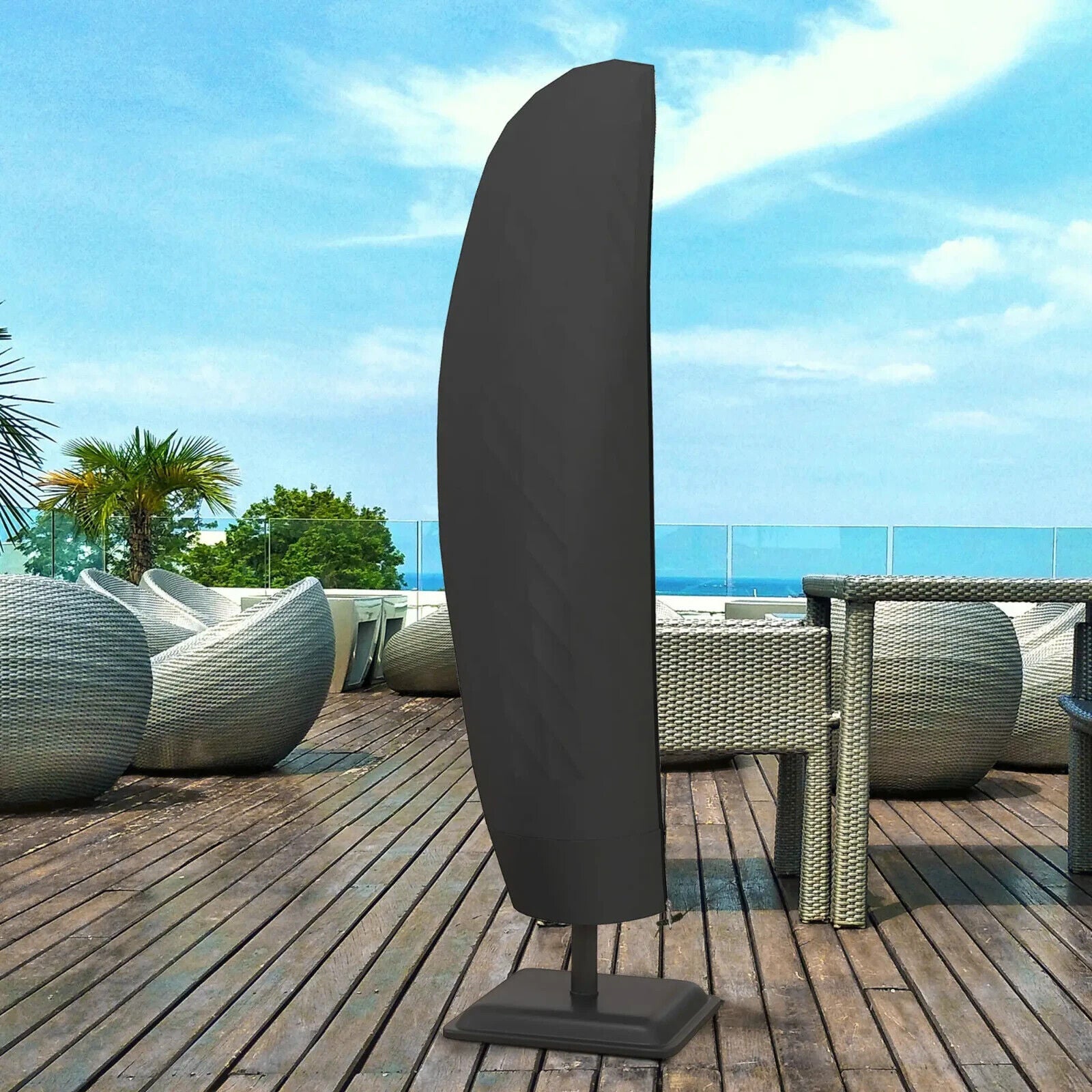 Parasol Cover for Patio Cantilever Banana Umbrella - Waterproof Protection - Home and Garden Furniture Shop - #rustic - furniture#