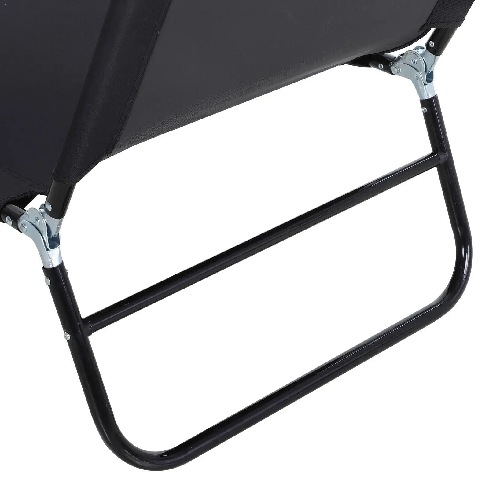 Portable Folding Sun Lounger with 3 Position Adjustable Backrest Recliner Chair - Home and Garden Furniture Shop - #rustic - furniture#