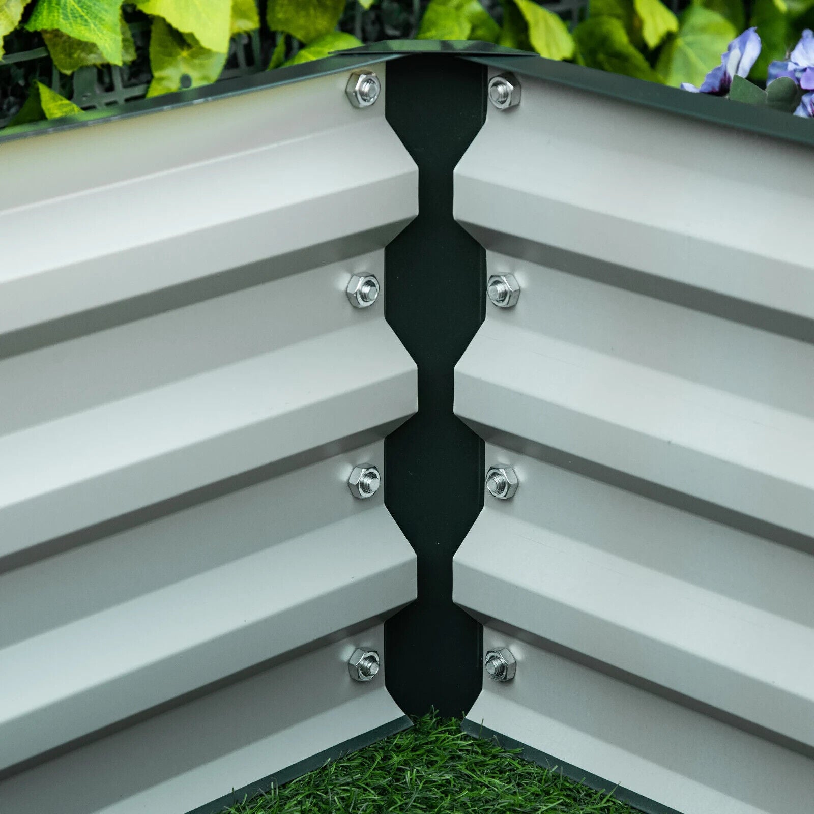 Raised Beds for Garden Galvanised Outdoor Planters for Herbs Vegetables Patio - Home and Garden Furniture Shop - #rustic - furniture#