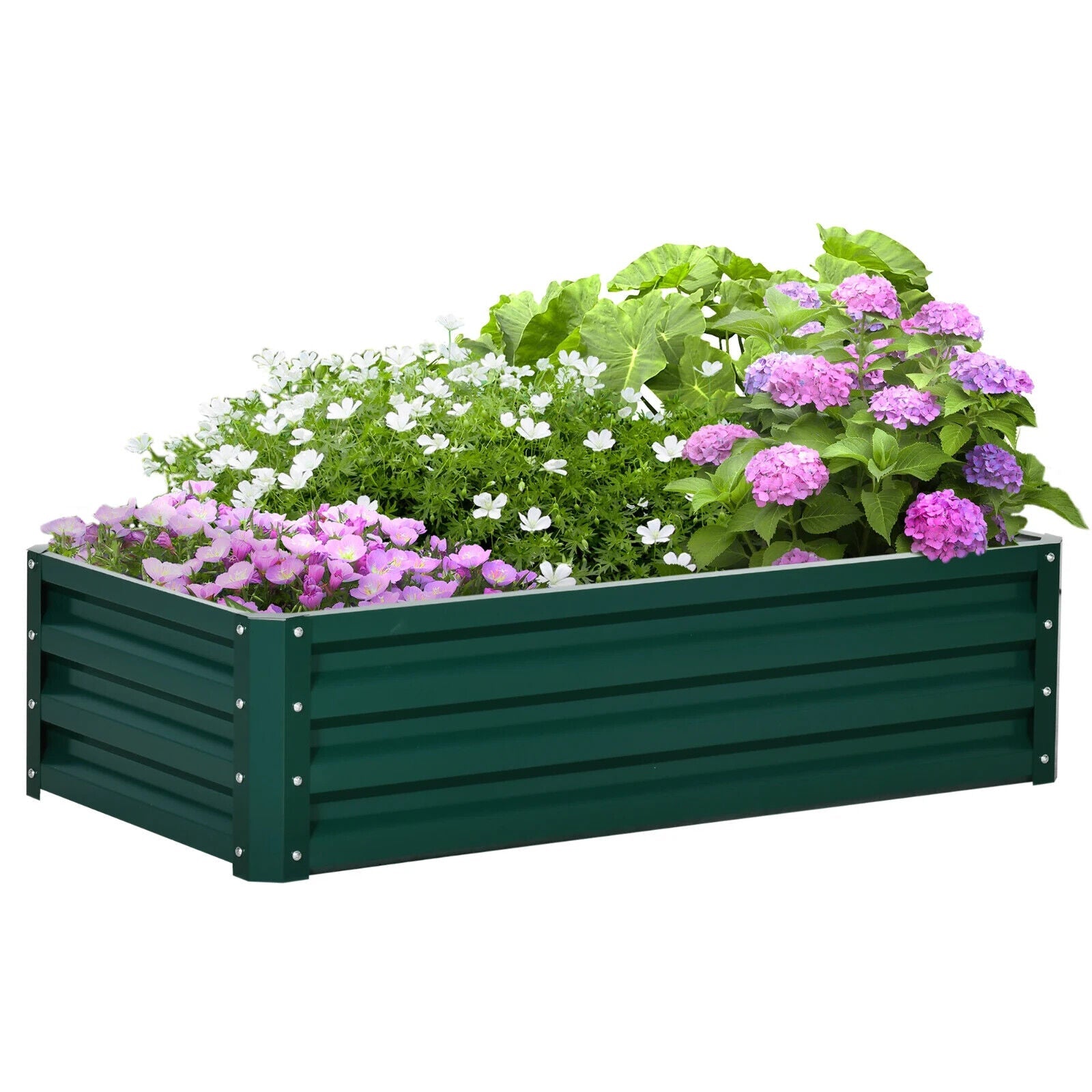 Raised Beds for Garden Galvanised Outdoor Planters for Herbs Vegetables Patio - Home and Garden Furniture Shop - #rustic - furniture#