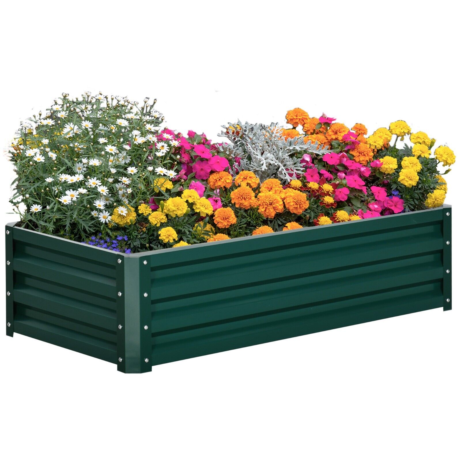 Raised Beds for Garden Galvanised Outdoor Planters for Herbs Vegetables Patio - Home and Garden Furniture Shop - #rustic - furniture#