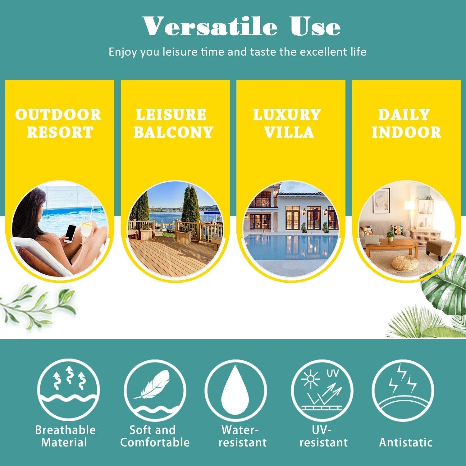 Rattan 2 Seater Garden Sun Lounger Day Bed Outdoor Patio Double Lounge Furniture - Home and Garden Furniture Shop - rustic - furniture