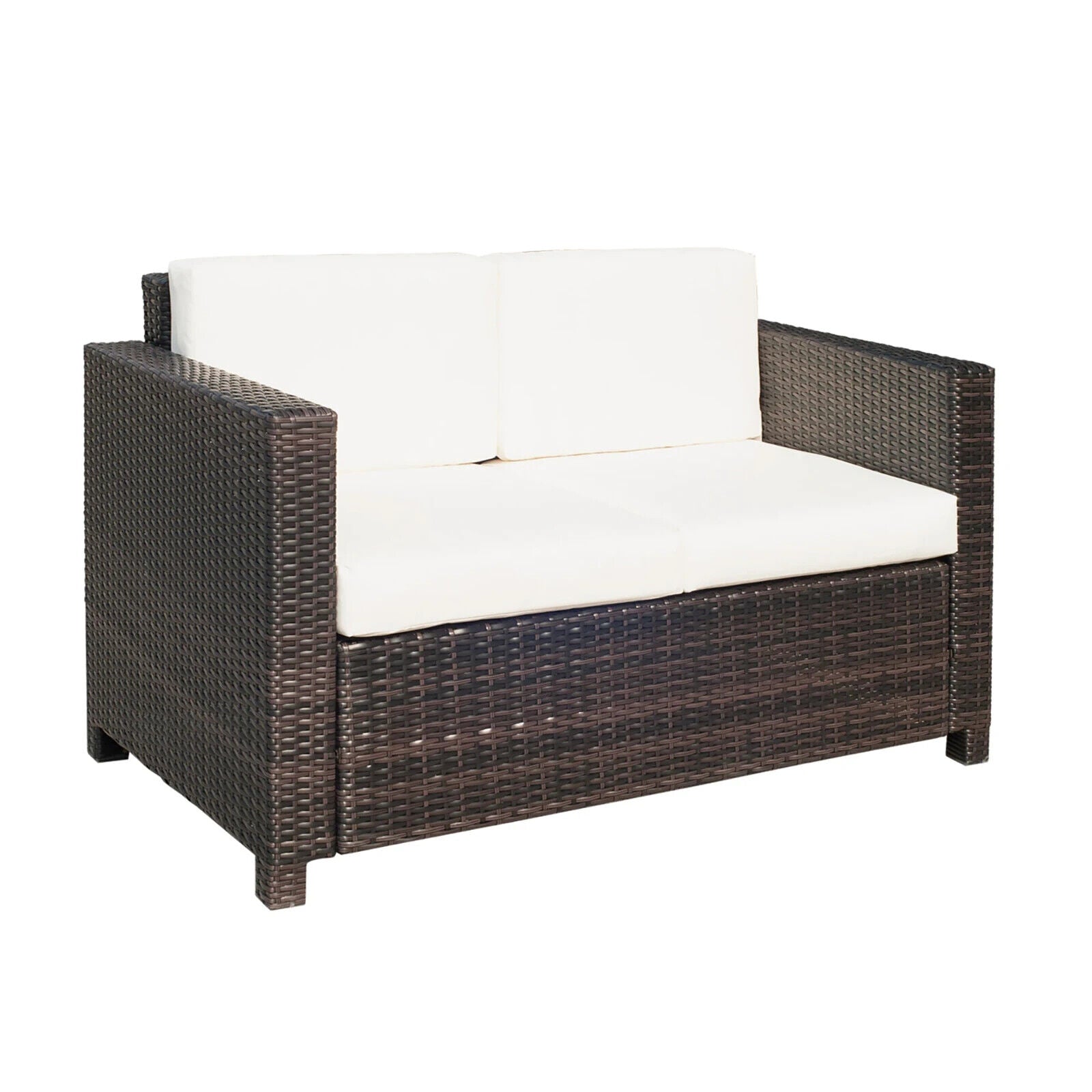 Rattan 2 Seater Outdoor Sofa Chair with Wicker Design for Garden or Conservatory - Home and Garden Furniture Shop - #rustic - furniture#