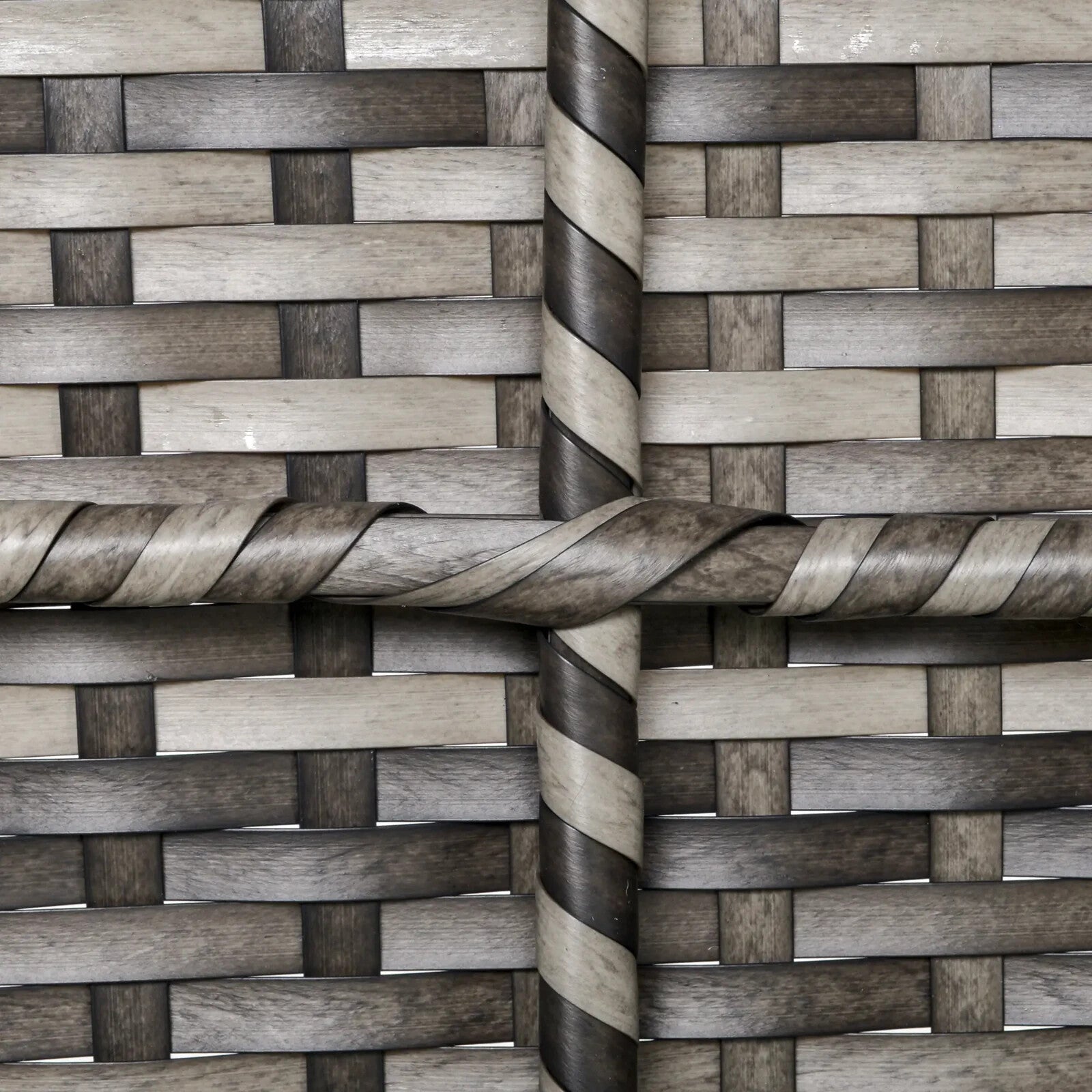 Rattan Garden Armchair Outdoor Single Chair with Cushions – Deep Grey Furniture - Home and Garden Furniture Shop - rustic - furniture