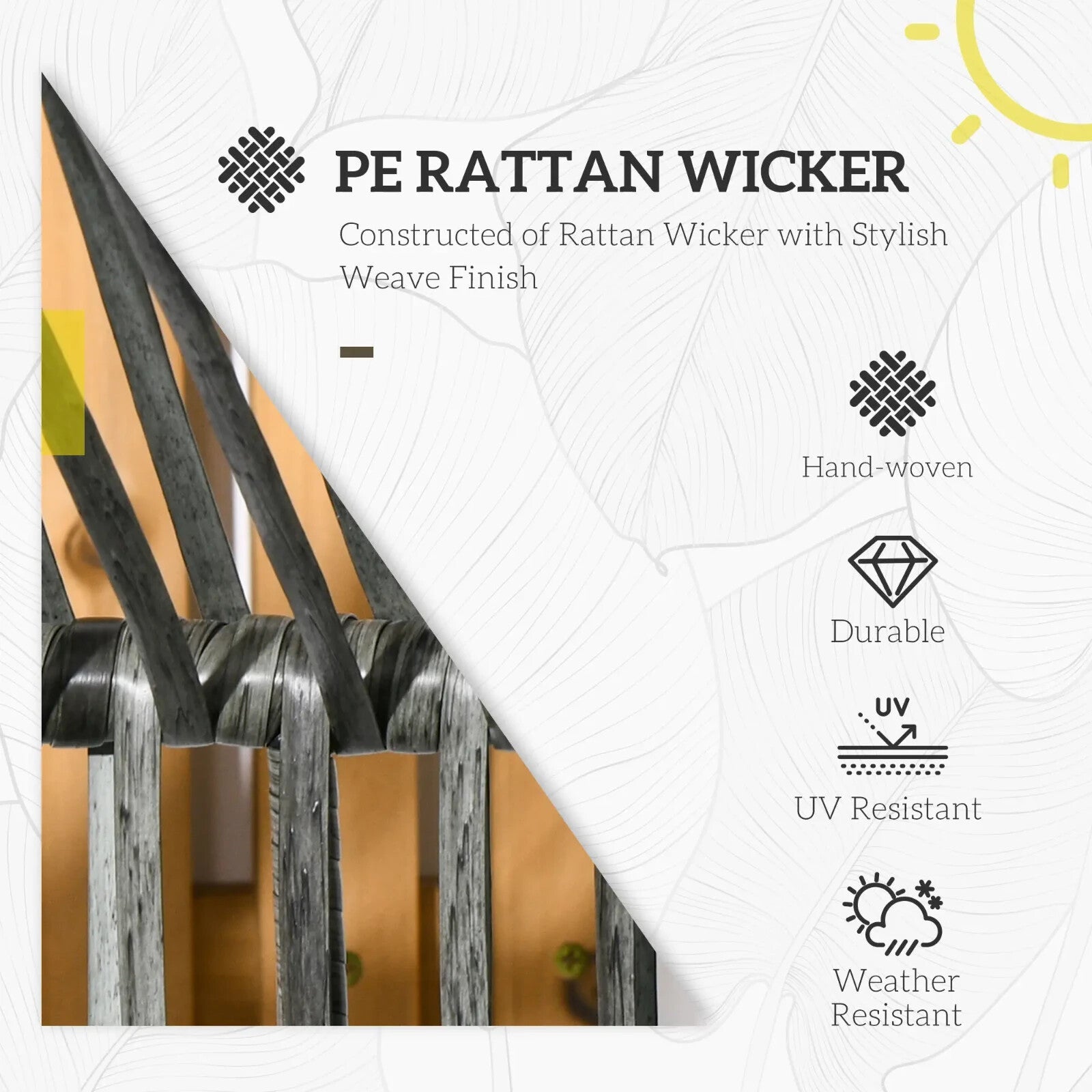 Rattan Garden Egg Leisure Chair with Headrest & Cushion Outdoor Patio Furniture - Home and Garden Furniture Shop - rustic - furniture