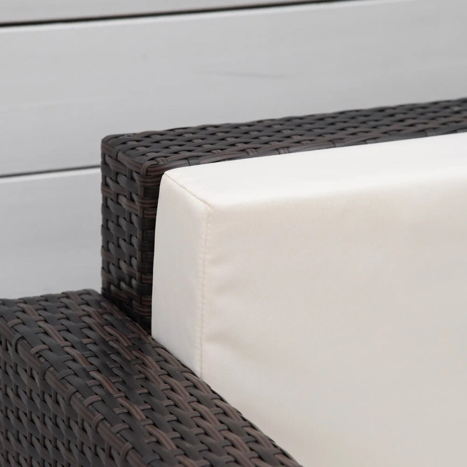 Rattan Single Garden Sofa Chair with Aluminium Frame Outdoor Patio Seating - Home and Garden Furniture Shop - #rustic - furniture#