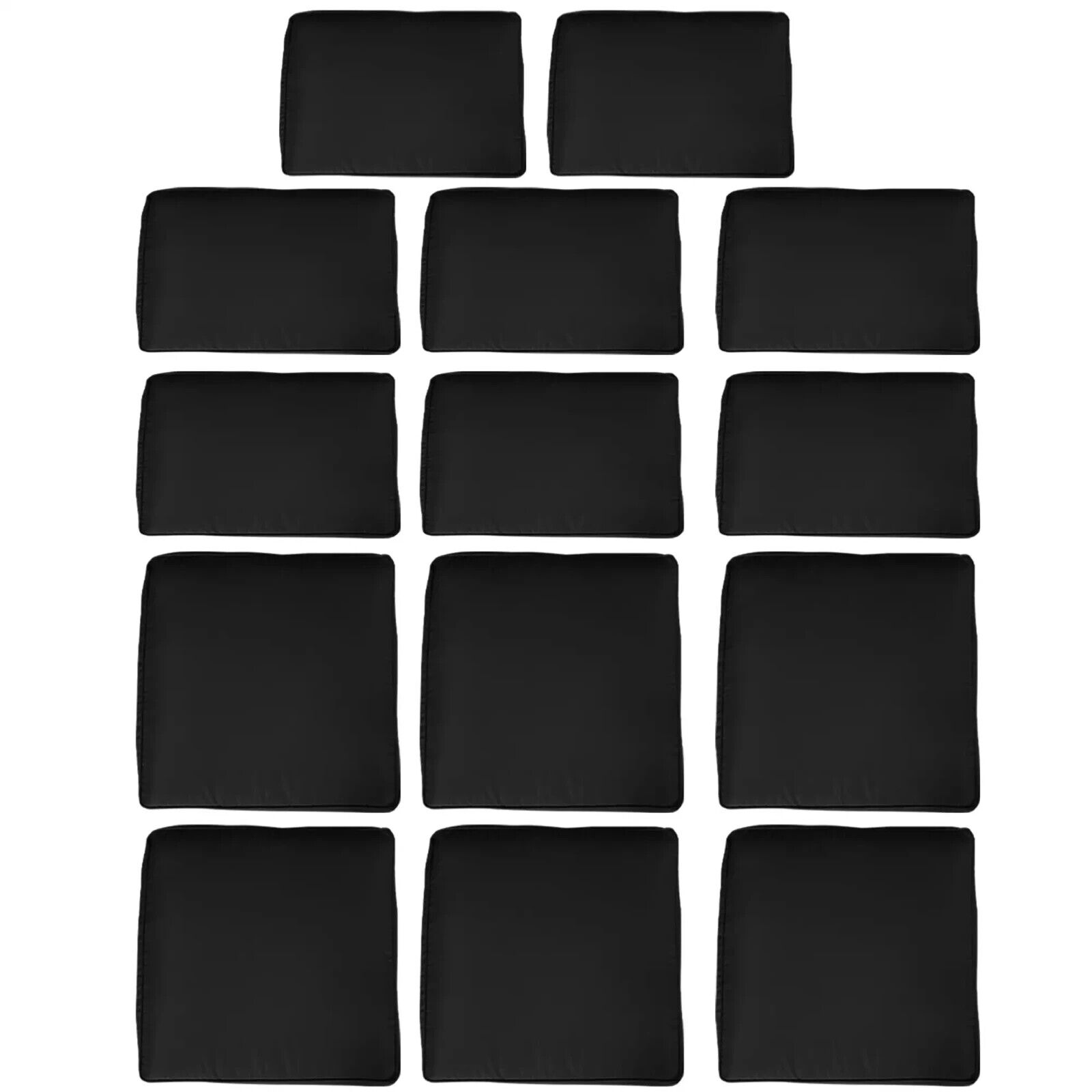 Rattan Sofa Cushion Polyester Cover Replacement No Cushion Included Black - Home and Garden Furniture Shop - #rustic - furniture#