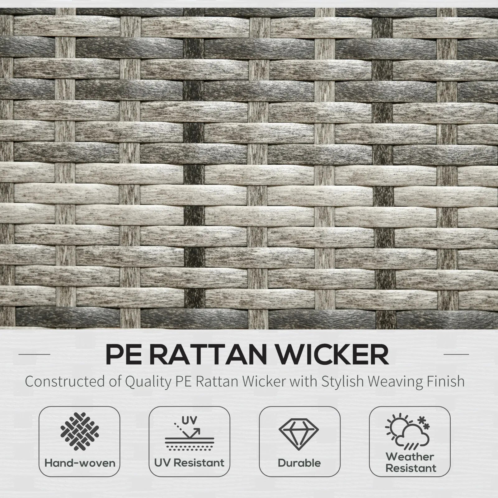 Rattan Sofa Set 8 Seater Patio Wicker Chair Garden Furniture Glass Table Cushion - Home and Garden Furniture Shop - rustic - furniture