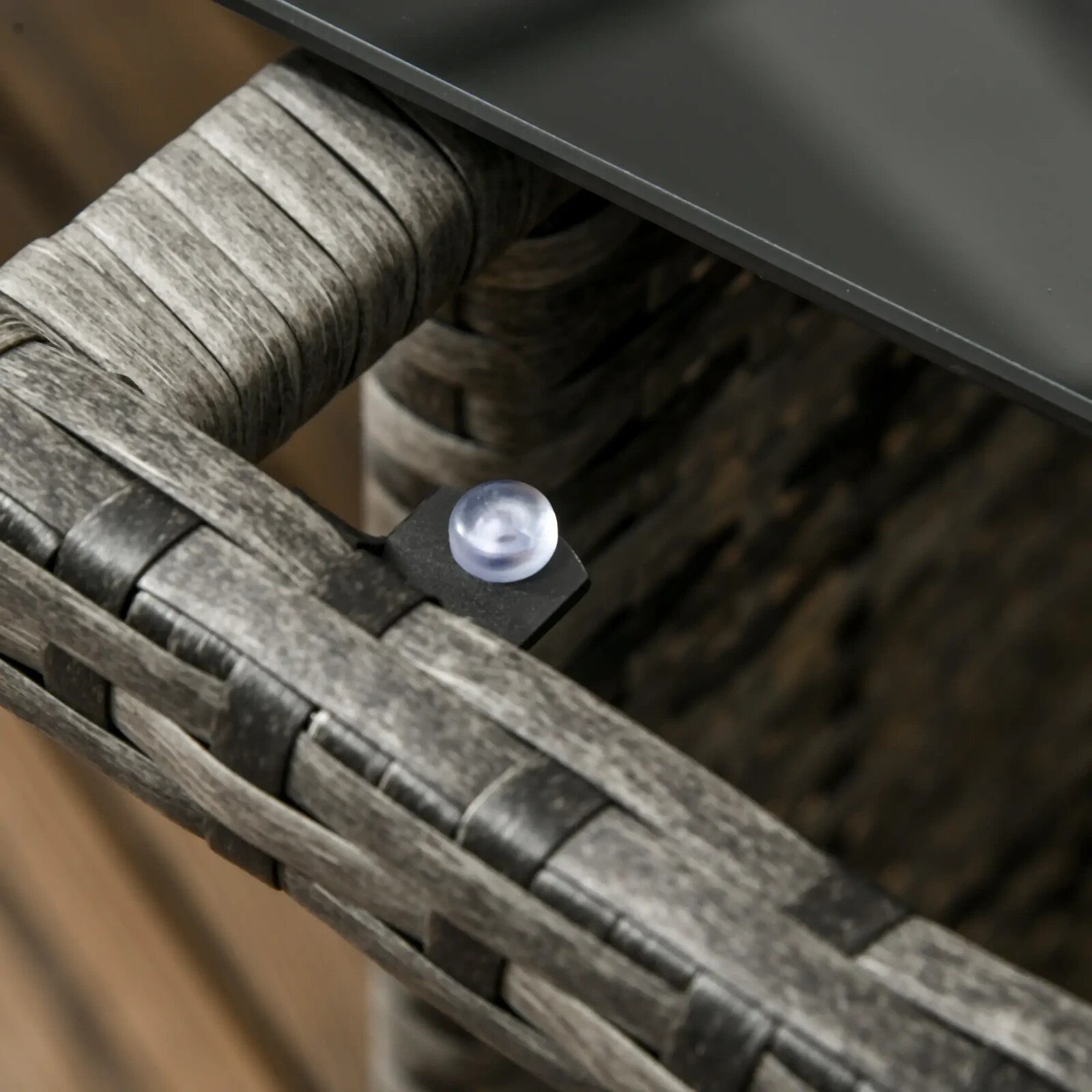 Rattan Sofa Set 8 Seater Patio Wicker Chair Garden Furniture Glass Table Cushion - Home and Garden Furniture Shop - rustic - furniture