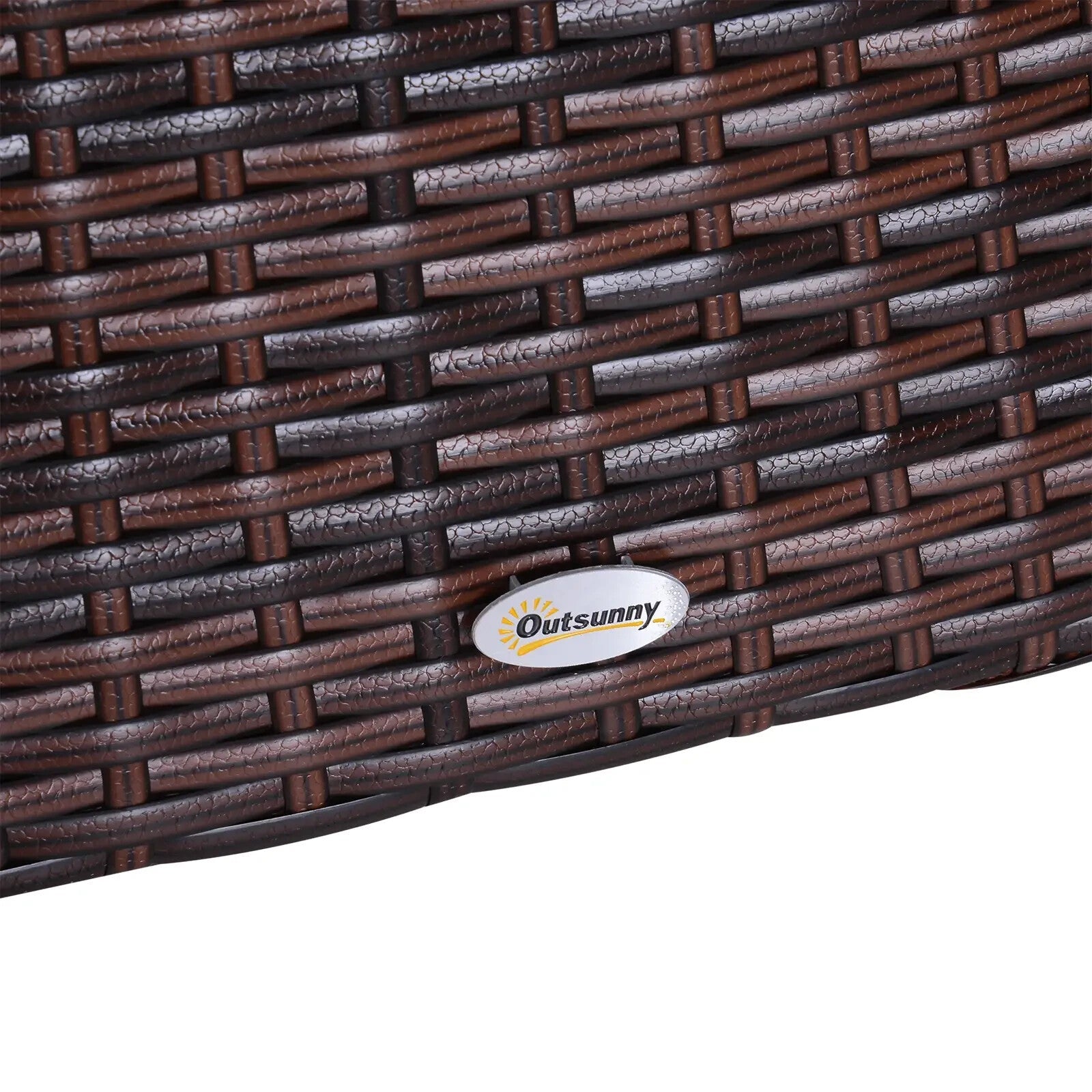 Rattan Wicker Coffee Table with Umbrella Hole and Storage Space for Garden - Home and Garden Furniture Shop - rustic - furniture