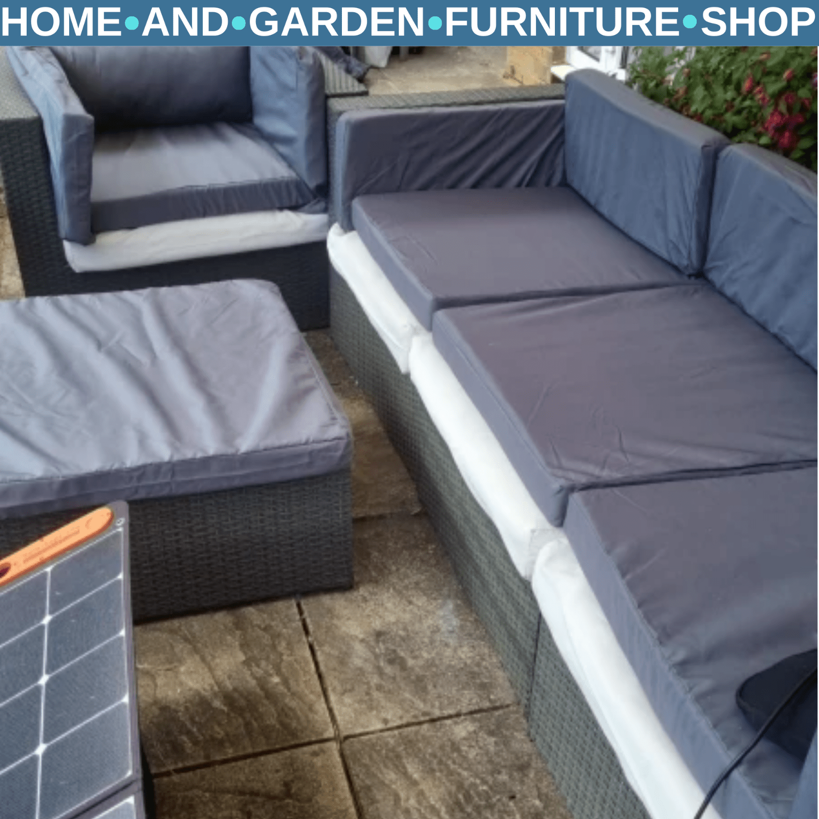 Replacement Cushion Cover for Garden Rattan Furniture Outdoor Seat Protection - Home and Garden Furniture Shop - rustic - furniture