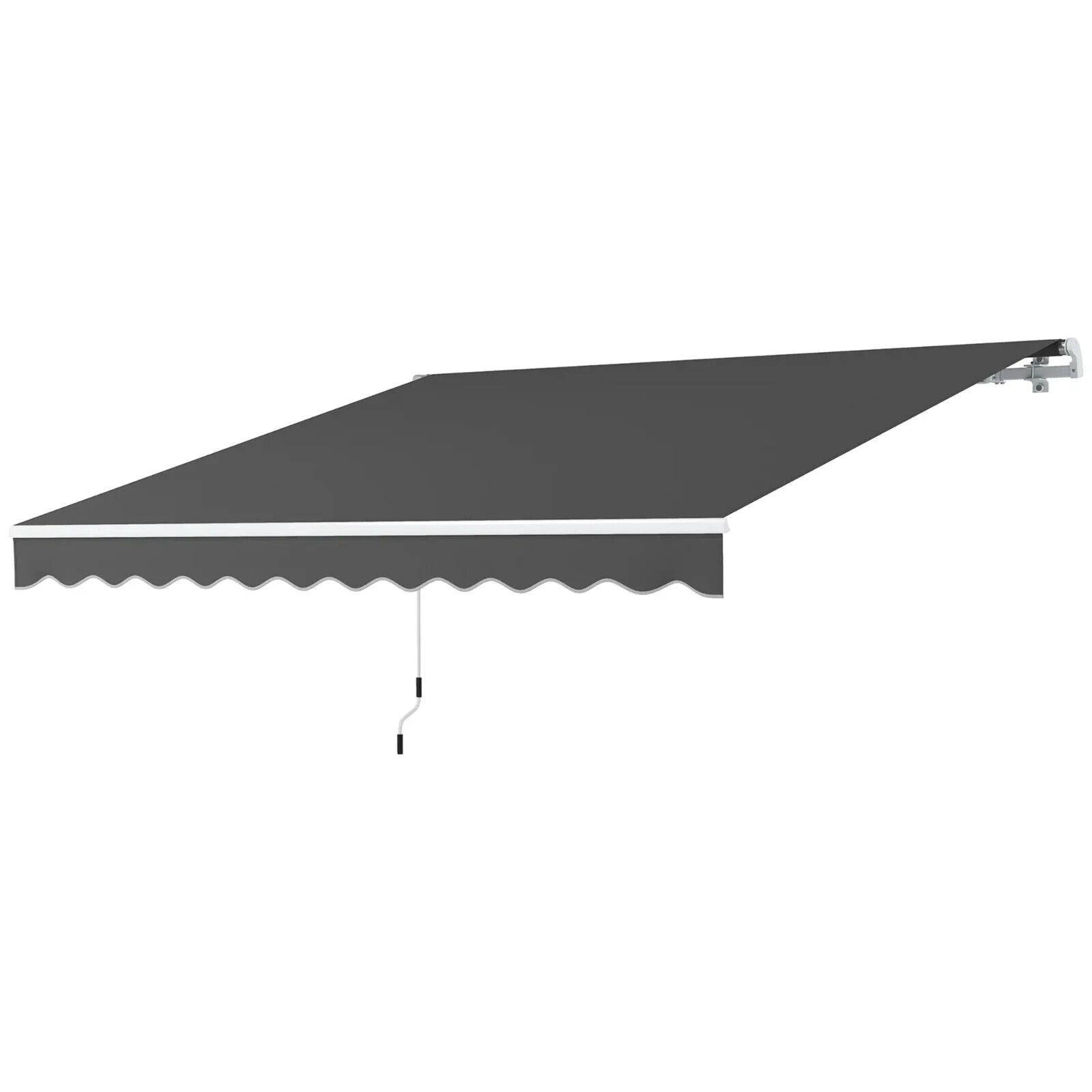 Retractable Awning 3 x 2.5m Garden Patio Canopy Sun Shade Shelter Crank Handle - Home and Garden Furniture Shop - #rustic - furniture#