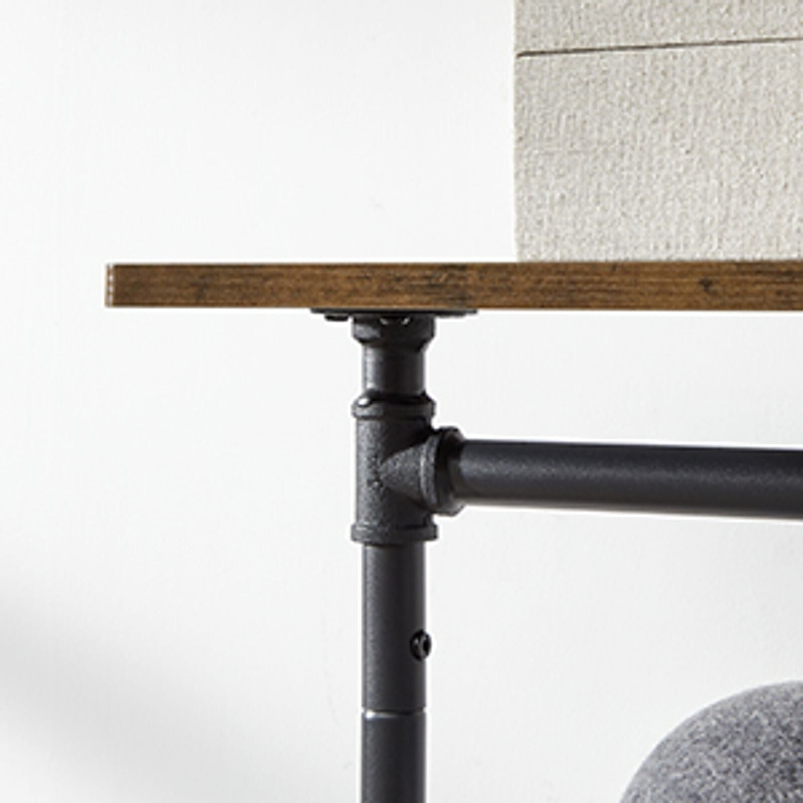 Rustic 5 Tier Clothes Rail Hat and Coat Stand Shoe Rack Shelf Storage on Wheels - Home and Garden Furniture Shop - rustic - furniture