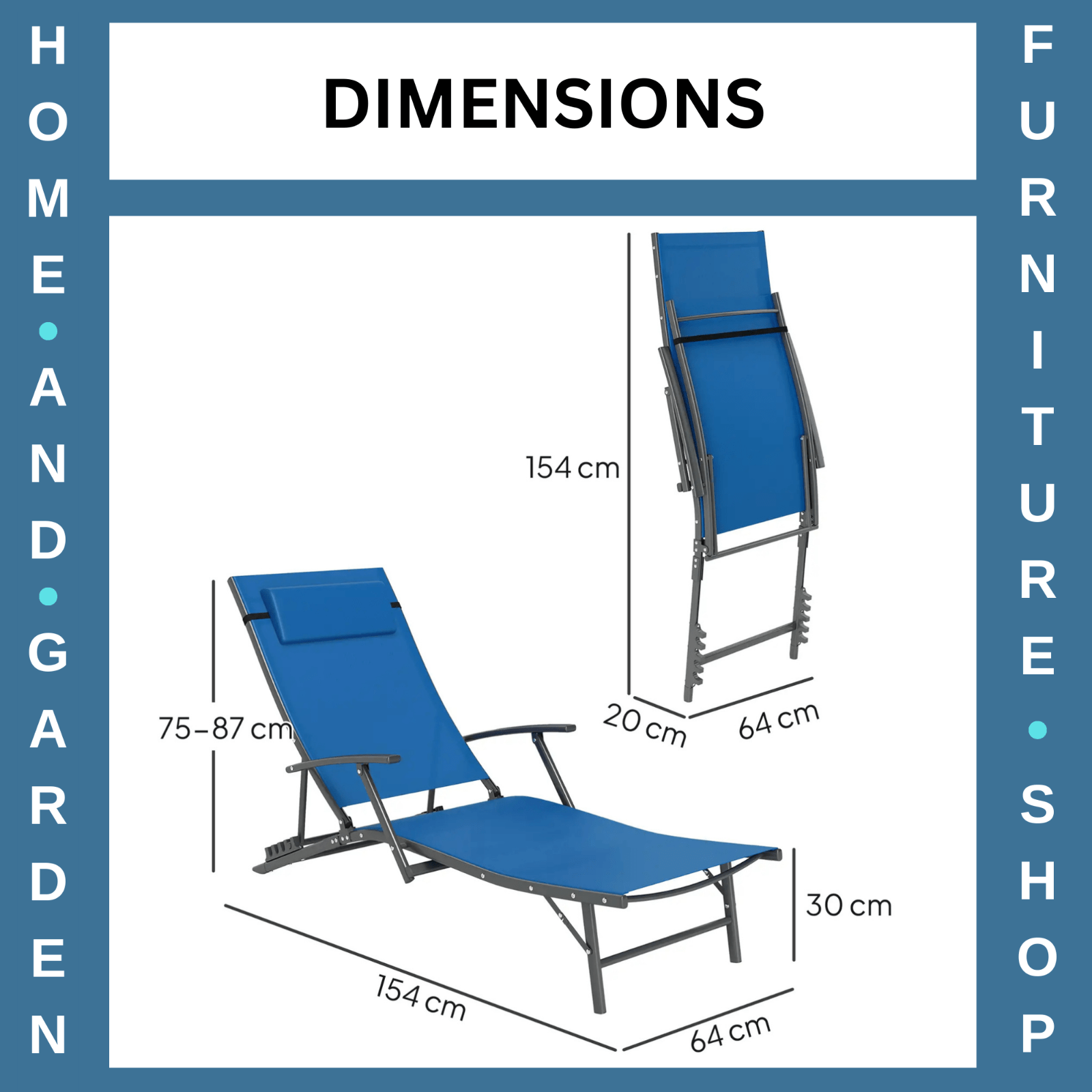 Set 2 Folding Sun Lounger Garden Adjustable Reclining Outdoor Chairs w/ Armrests - Home and Garden Furniture Shop - #rustic - furniture#