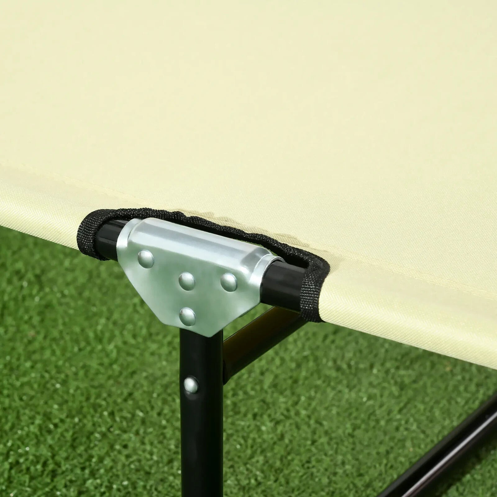 Set 2 Folding Sun Lounger Outdoor Day Bed w/ Adjustable Backrest Garden Recliner - Home and Garden Furniture Shop - rustic - furniture