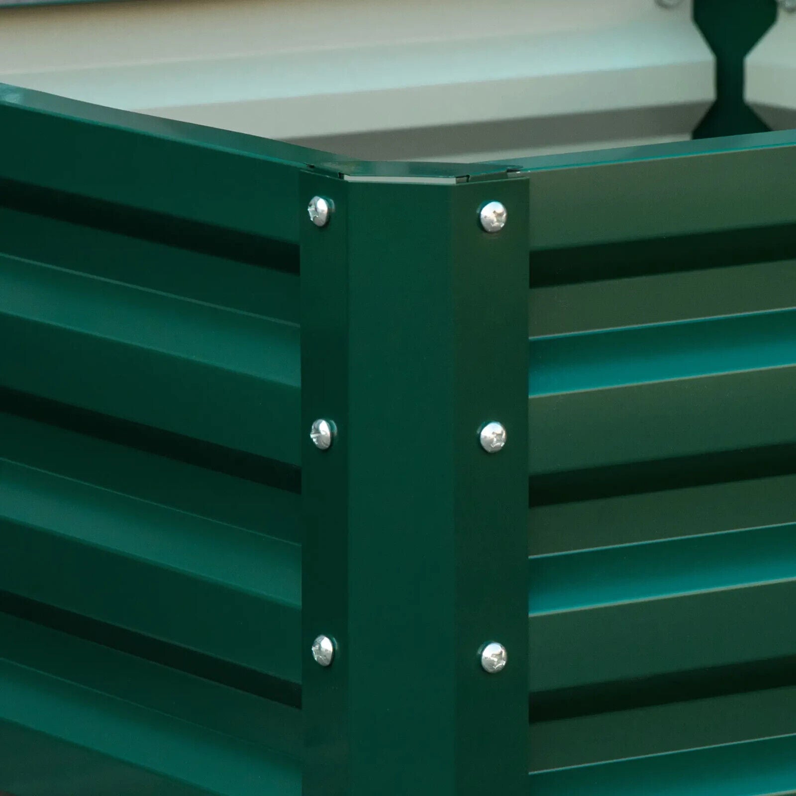 Set of 2 Elevated Galvanised Garden Bed Planter Boxes 60x60x30.5cm for Flowers - Home and Garden Furniture Shop - #rustic - furniture#