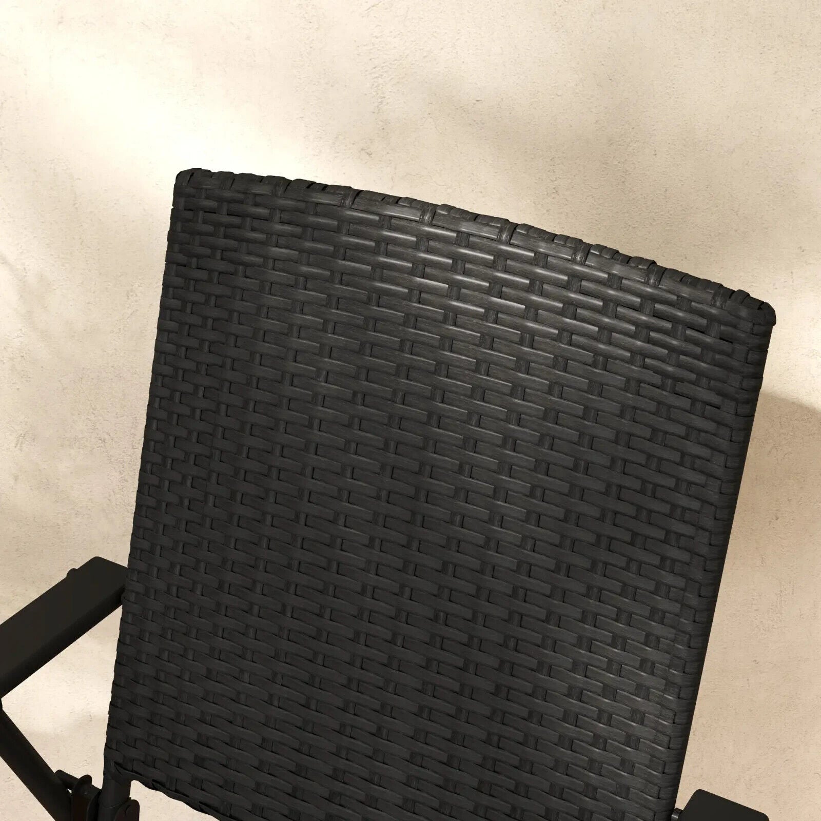 Set of 2 Foldable Rattan Garden Chairs with Armrests - Outdoor Patio Furniture - Home and Garden Furniture Shop - #rustic - furniture#