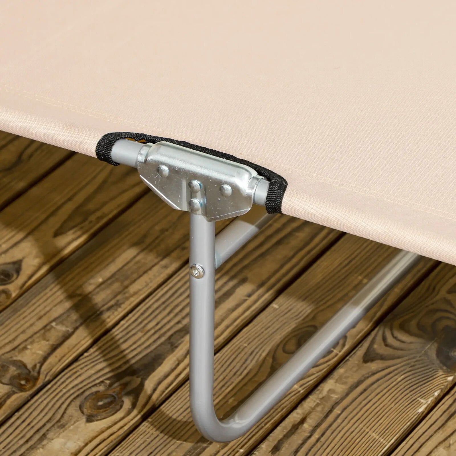 Set of 2 Foldable Sun Loungers with 4 Level Adjustable Backrest Reclining Chair - Home and Garden Furniture Shop - rustic - furniture