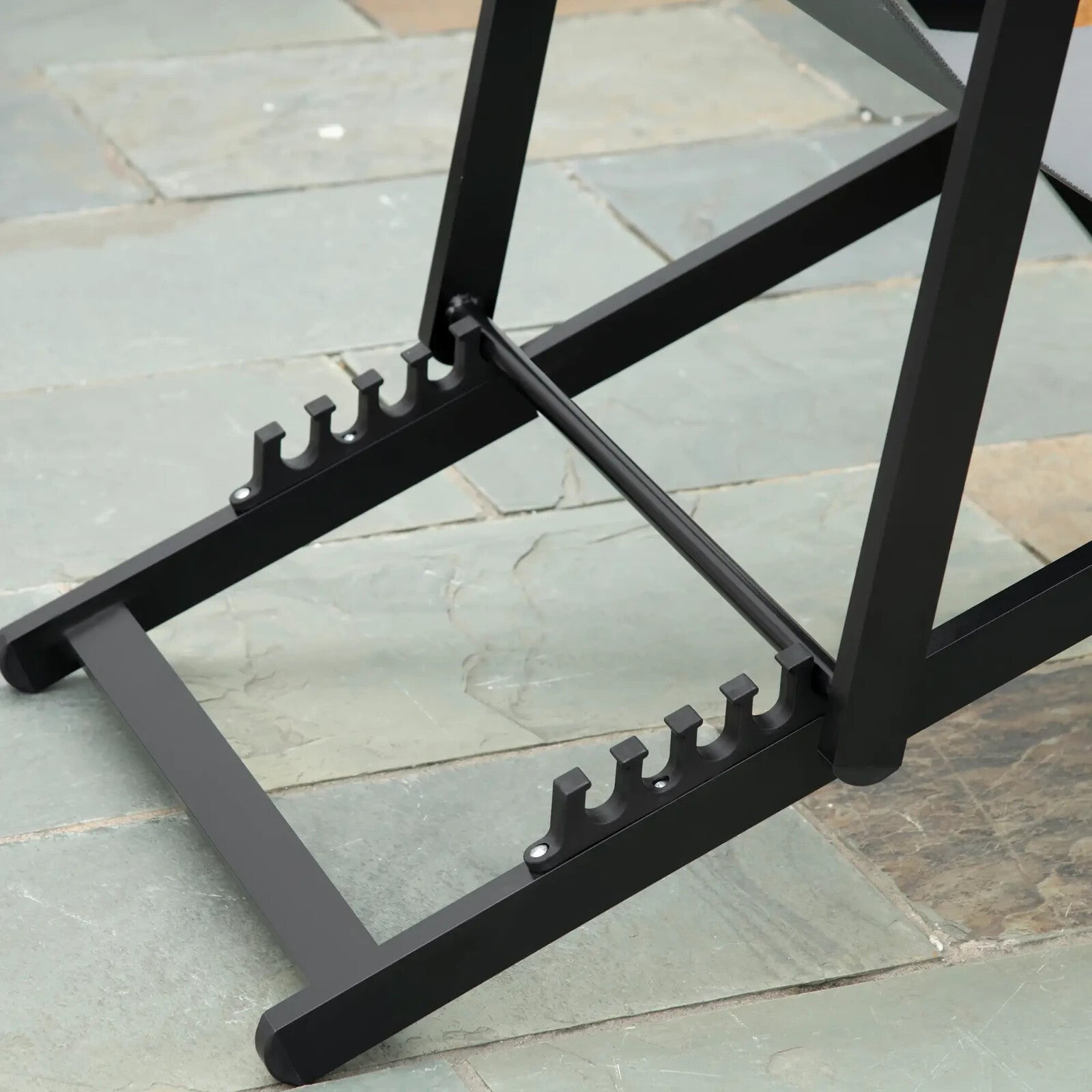 Set of 2 Folding Aluminium Deck Chairs Garden Patio Beach Lounger Outdoor Use - Home and Garden Furniture Shop - rustic - furniture