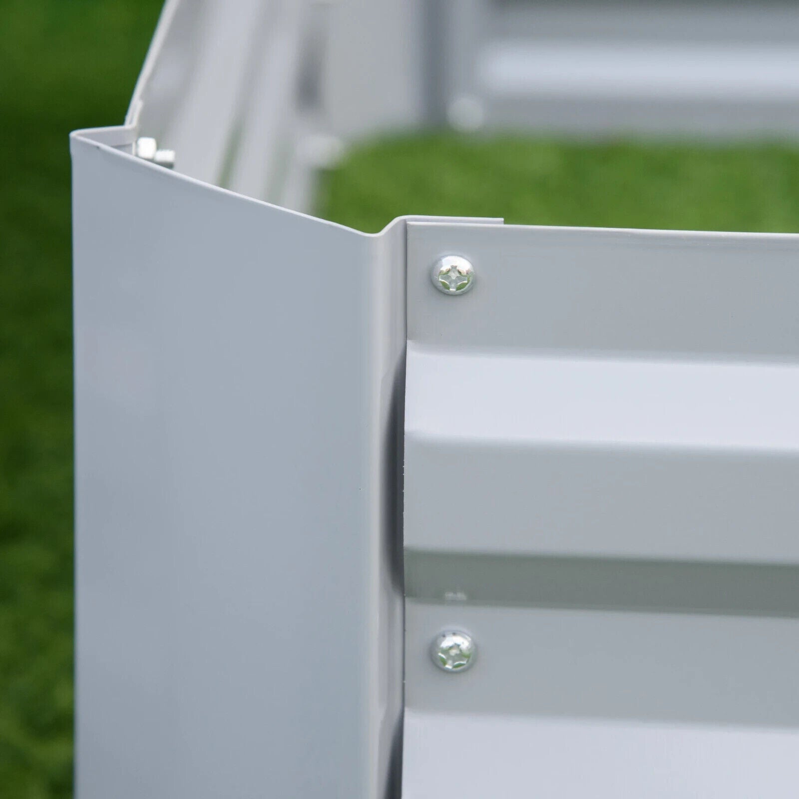 Set of 2 Galvanised Steel Raised Garden Beds, Easy Assembly Planter Boxes - Home and Garden Furniture Shop - #rustic - furniture#