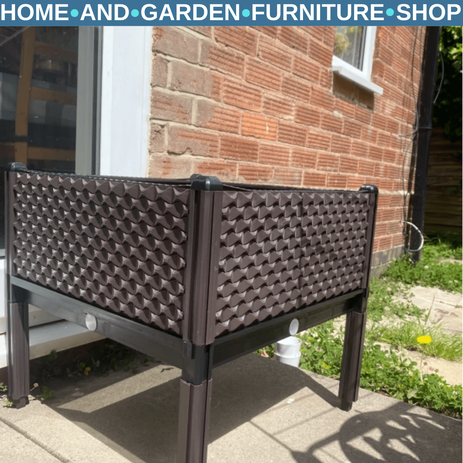 Set of 2 Raised Garden Beds with Self - Watering Design – Elevated Planter Boxes - Home and Garden Furniture Shop - #rustic - furniture#