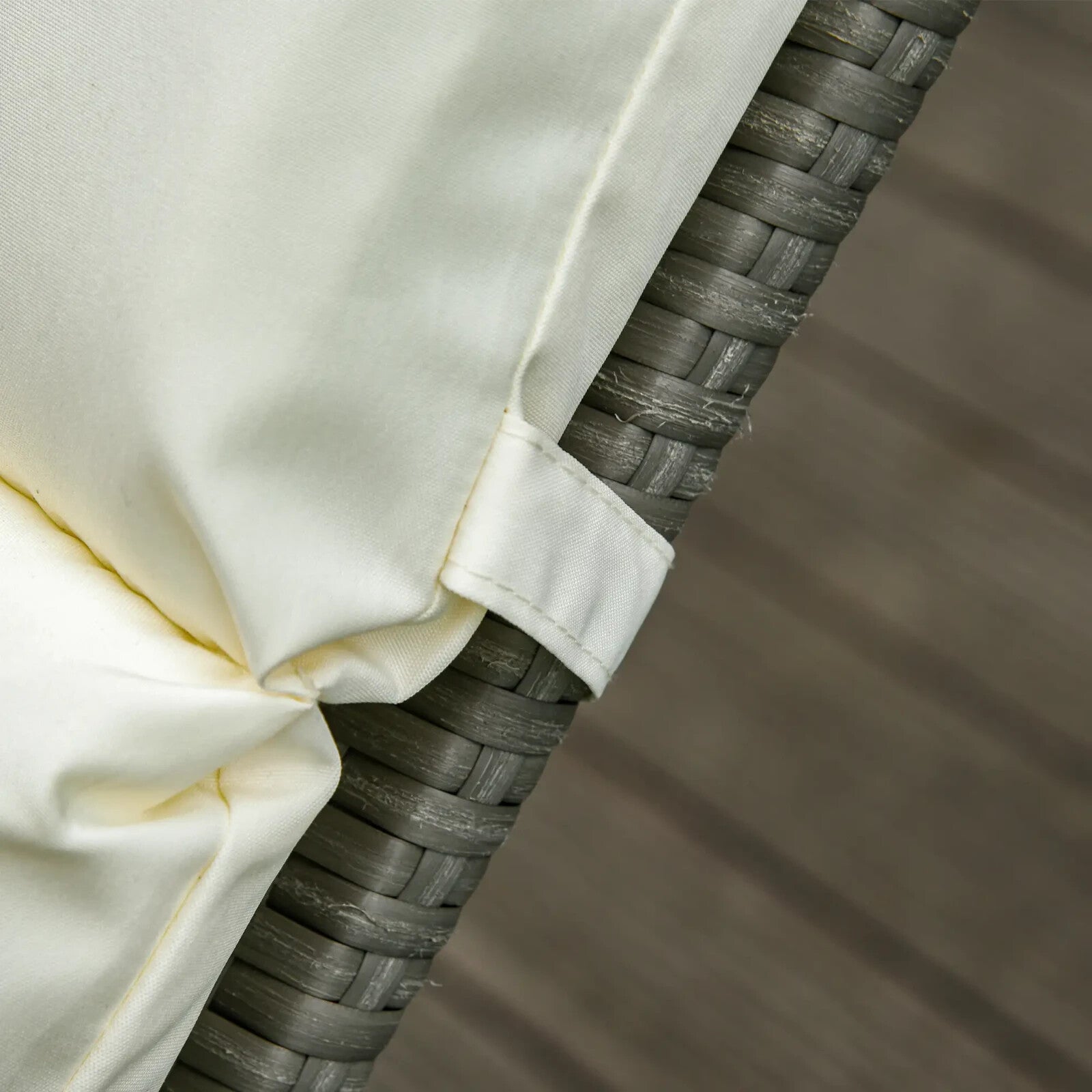 Set of 2 Sun Lounger Cushions 196x55cm for Rattan Furniture w/ Ties Outdoor Use - Home and Garden Furniture Shop - rustic - furniture