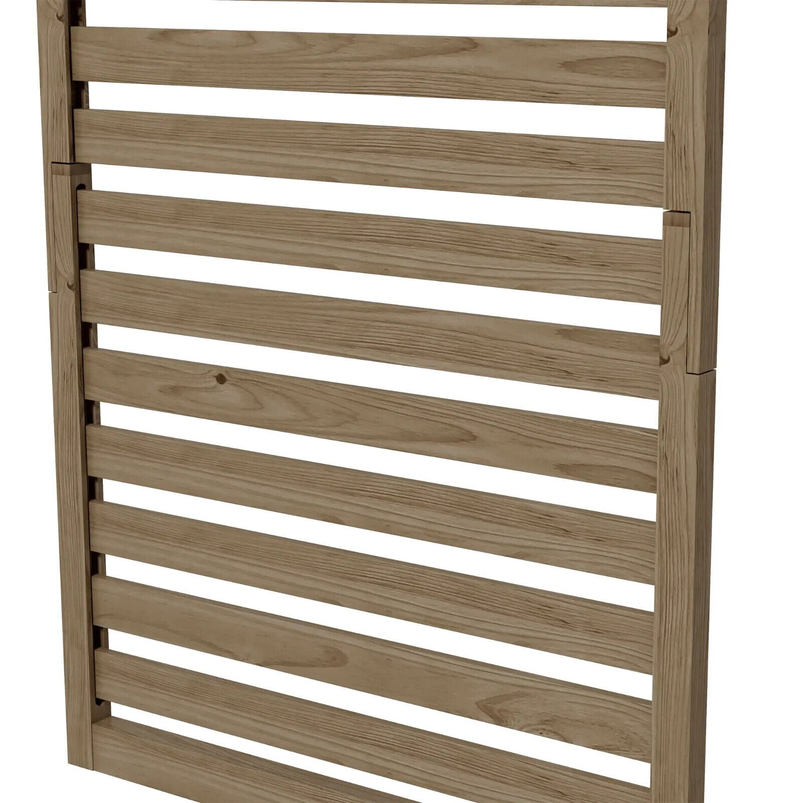 Set of 2 Wall - Mounted Plant Stands with Shelves and Slatted Trellis Garden Decor - Home and Garden Furniture Shop - #rustic - furniture#