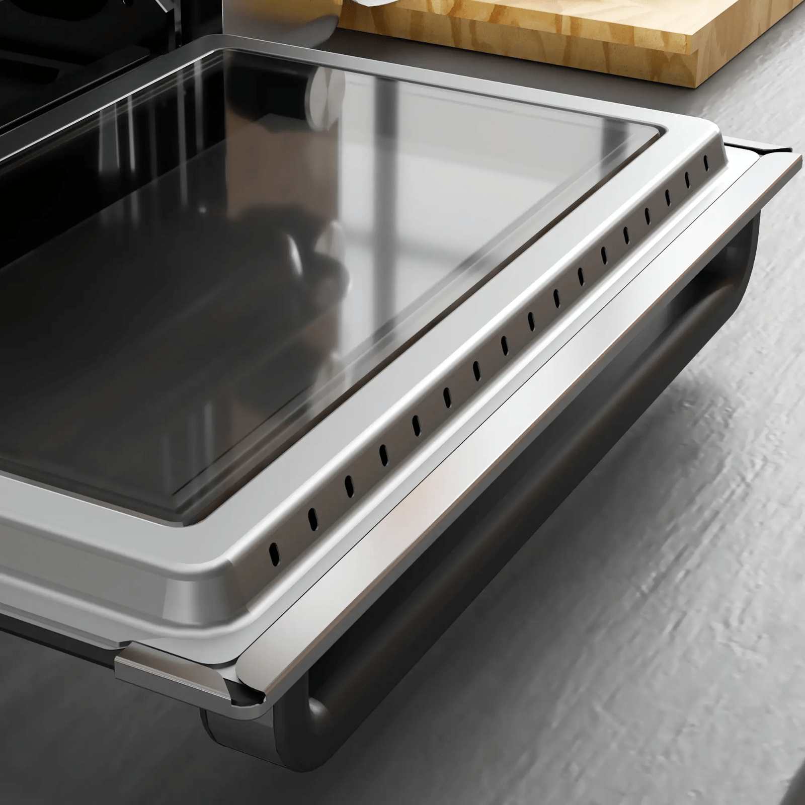 Silver 30L Mini Oven Countertop Toaster Oven Adjustable Temperature Timer 1600W - Home and Garden Furniture Shop - rustic - furniture