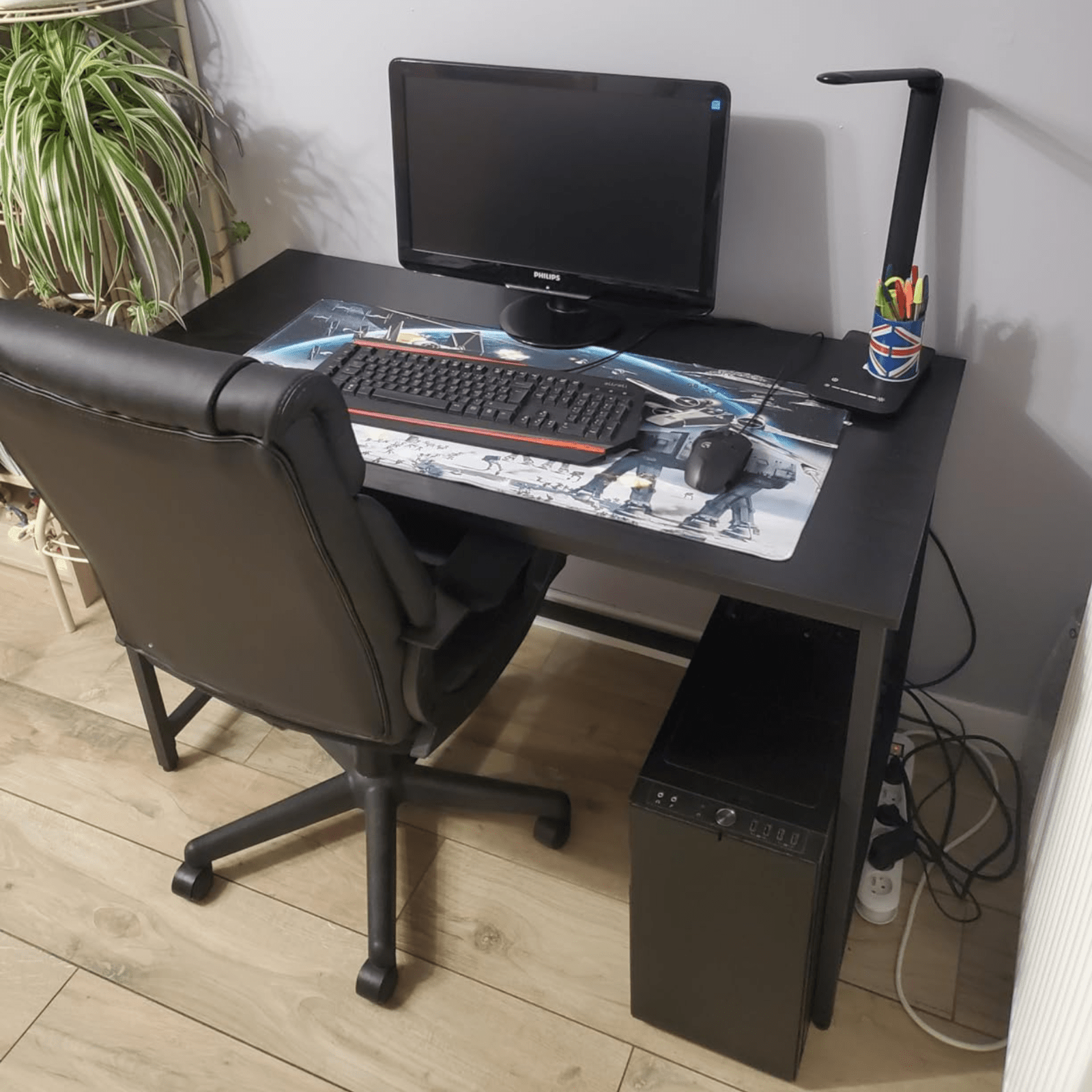 Small Computer Desk Bedroom Writing Table PC Desk Home Office Study Workstation - Home and Garden Furniture Shop - rustic - furniture