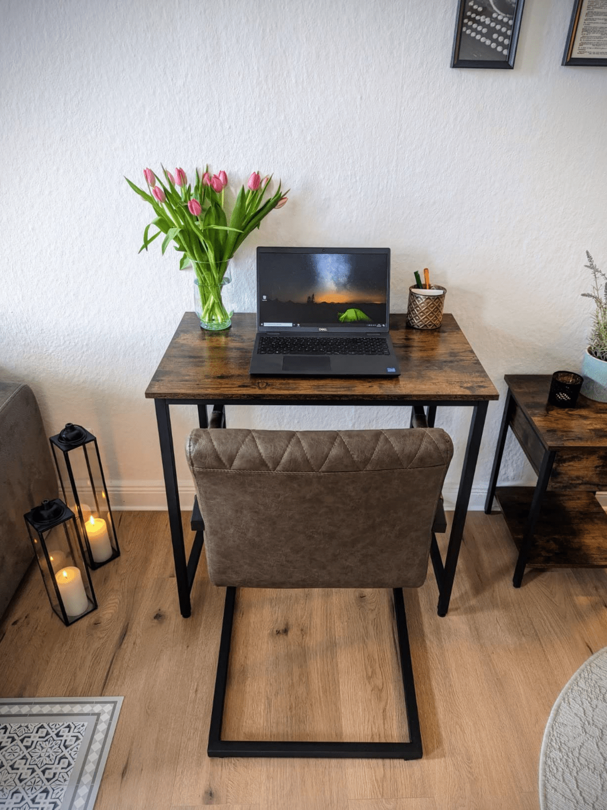 Small Computer Desk Bedroom Writing Table PC Desk Home Office Study Workstation - Home and Garden Furniture Shop - rustic - furniture